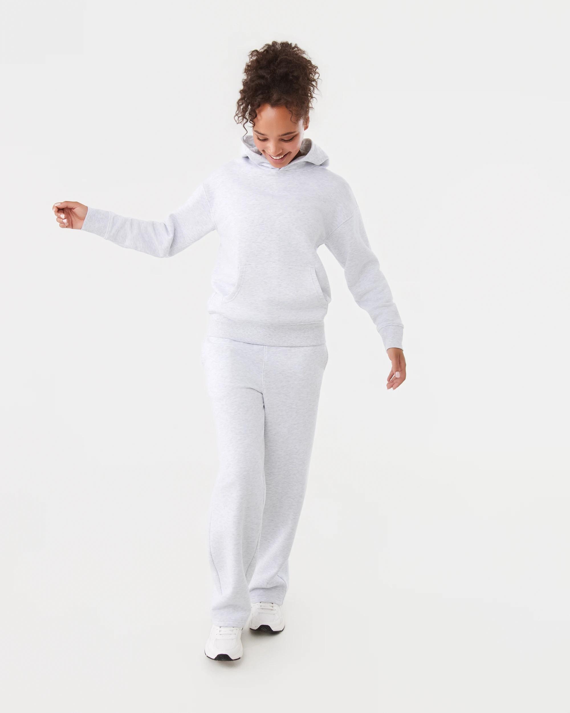 2 Active Womens Essential Oversized Hoodie Heather, 2 of 8