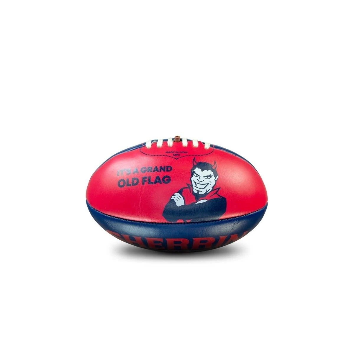 1 Sherrin Official AFL Melbourne Demons Softie Ball, 1 of 4
