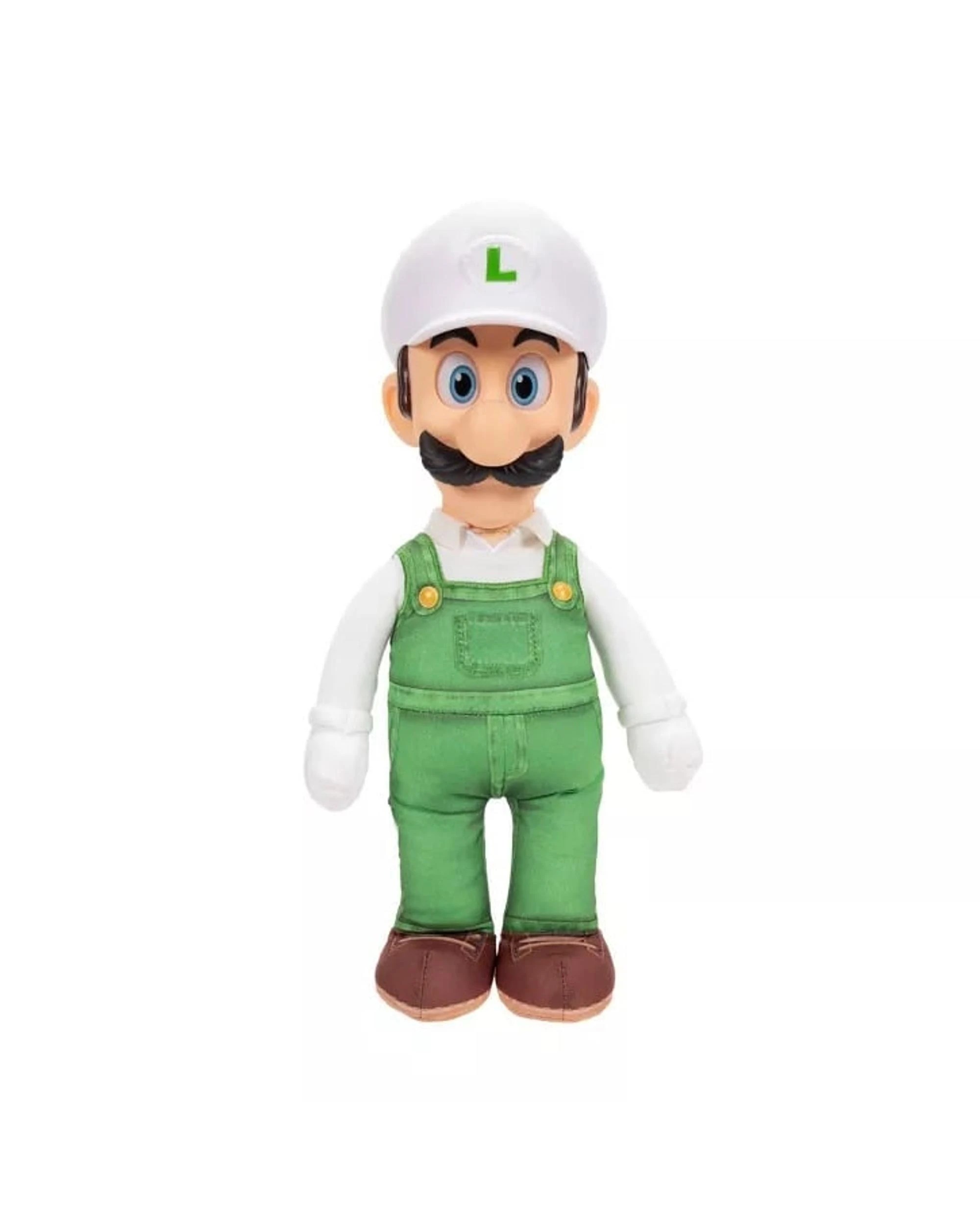 3 Super Mario Galaxy Movie Fire Luigi Jumbo Poseable Plush, 3 of 4