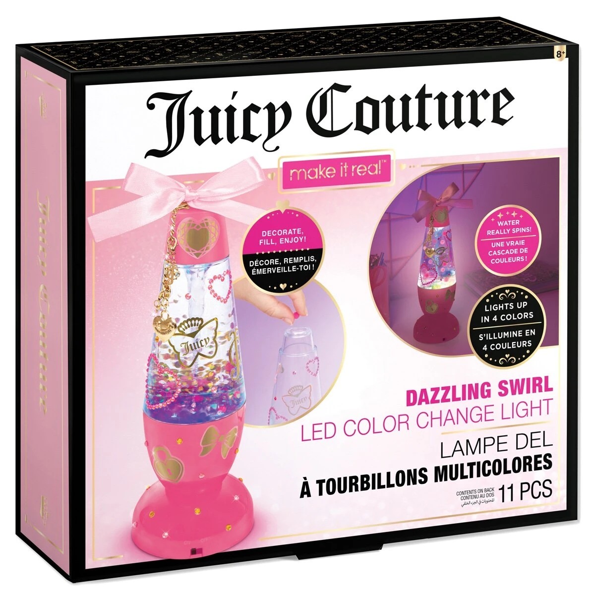 1 Make It Real Juicy Couture Dazzling Swirl LED Color Change Light, 1 of 7