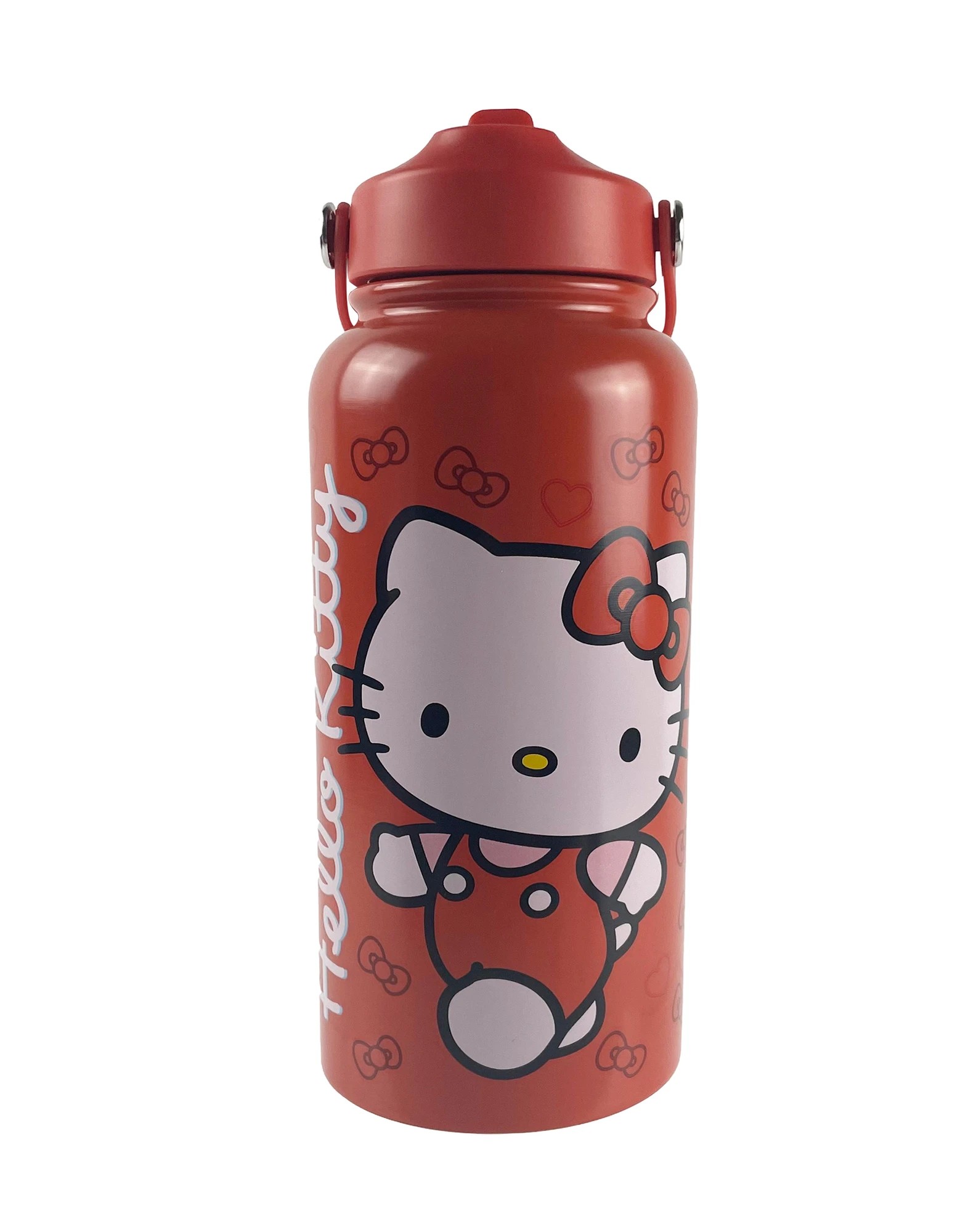 1 946ml Red Hello Kitty Stainless Steel Cylinder Drink Bottle, 1 of 5