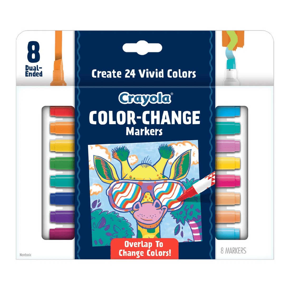 1 Crayola Colour-Change Markers 8 Pack, 1 of 3