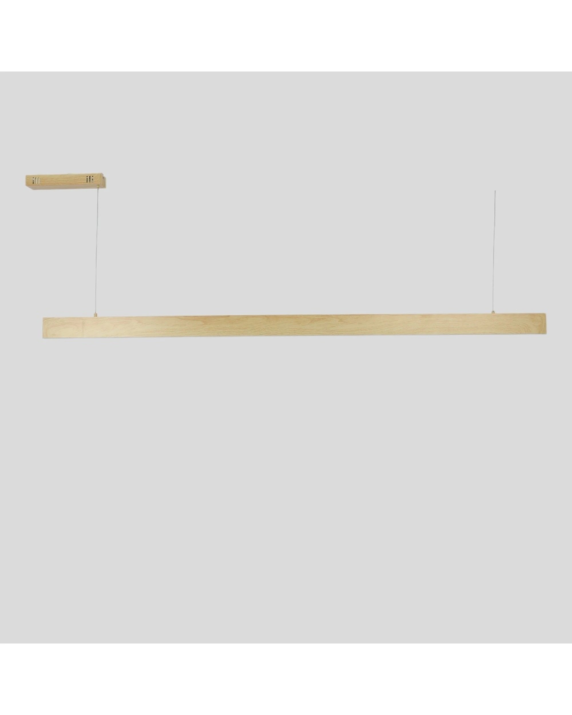 Lexi Lighting Maisie LED Pendant Light Small Wood Grain 40W Matte ...