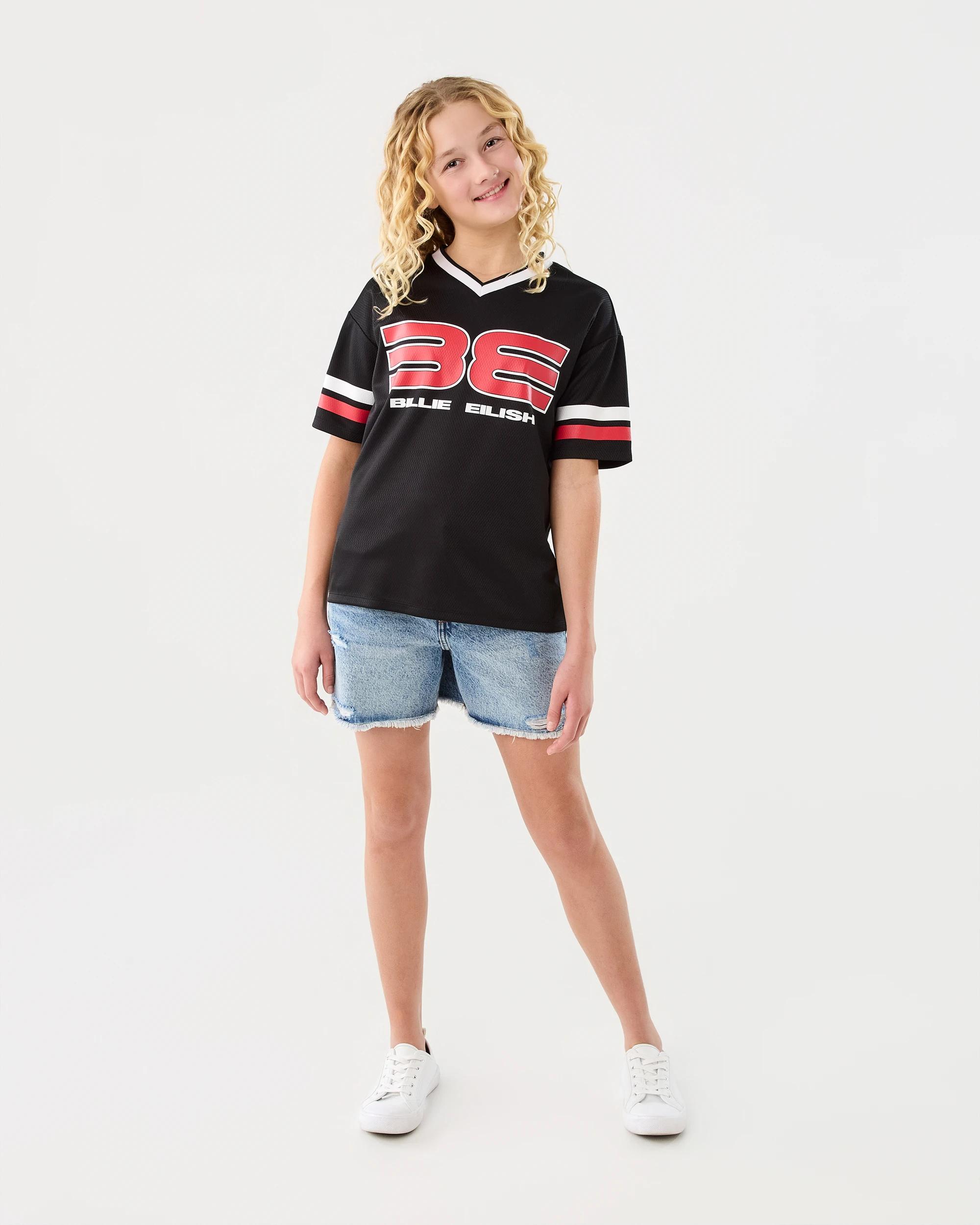 7 Billie Eilish License V-Neck Mesh T-shirt Billie, 7 of 8