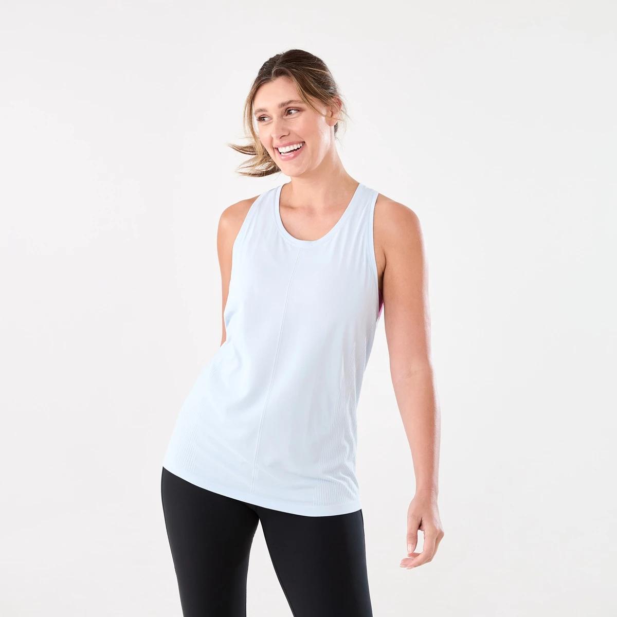 1 Active Womens Seamfree Core Tank SPINDLE BLUE, 1 of 7