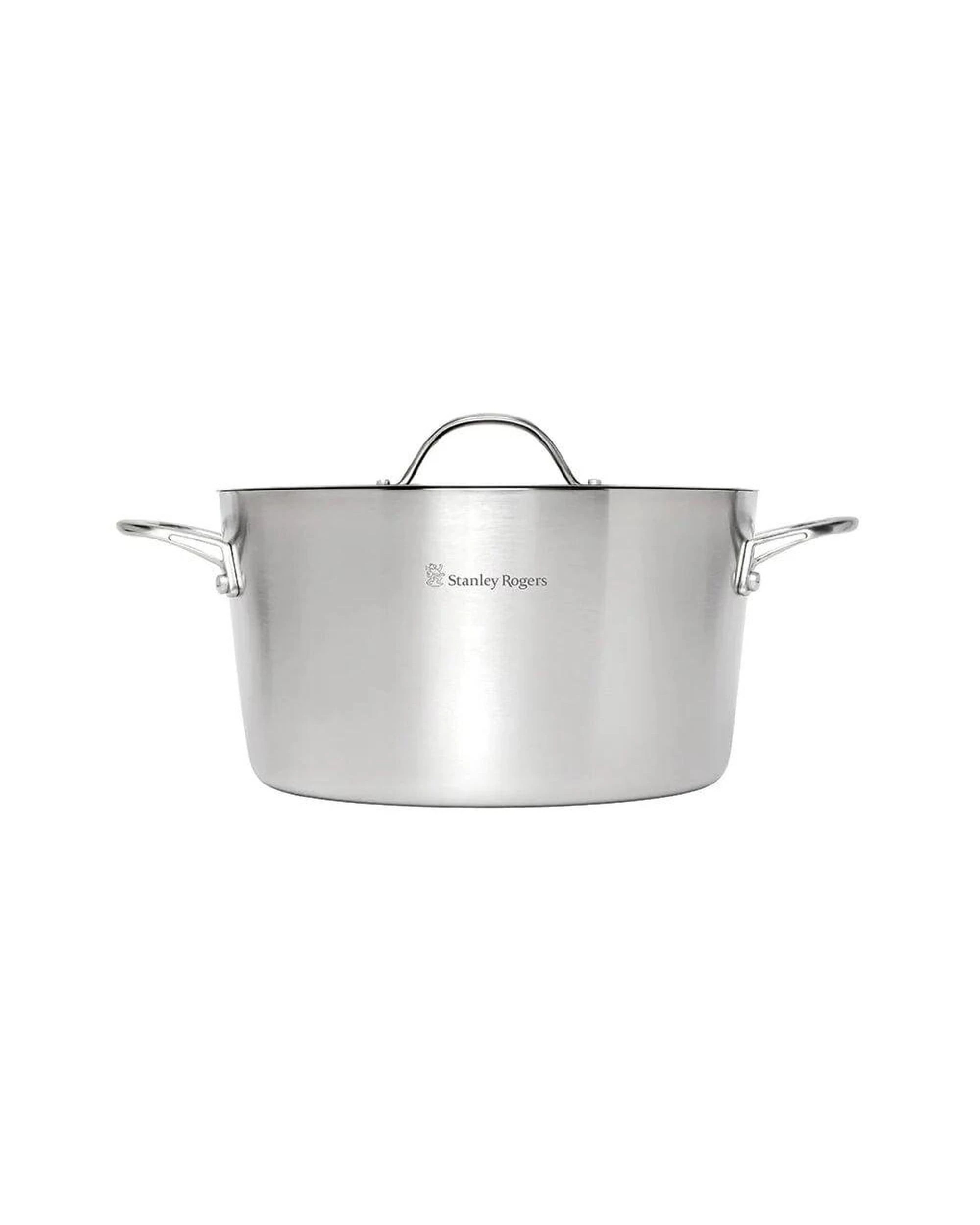 2 Stanley Rogers Conical TRIPLY Casserole Pot W Lid 24cm  4.5L, 2 of 9