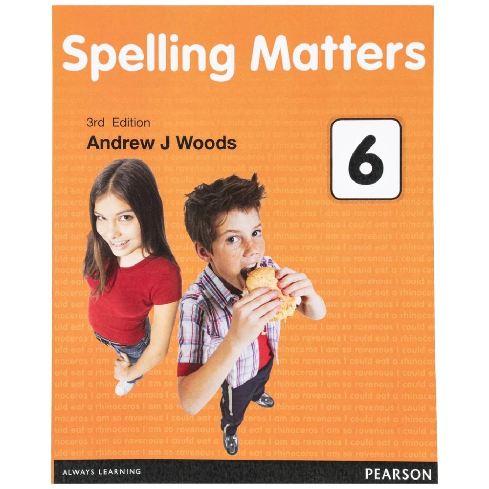 1 Spelling Matters Book 6 3rd Edition, 1 of 2