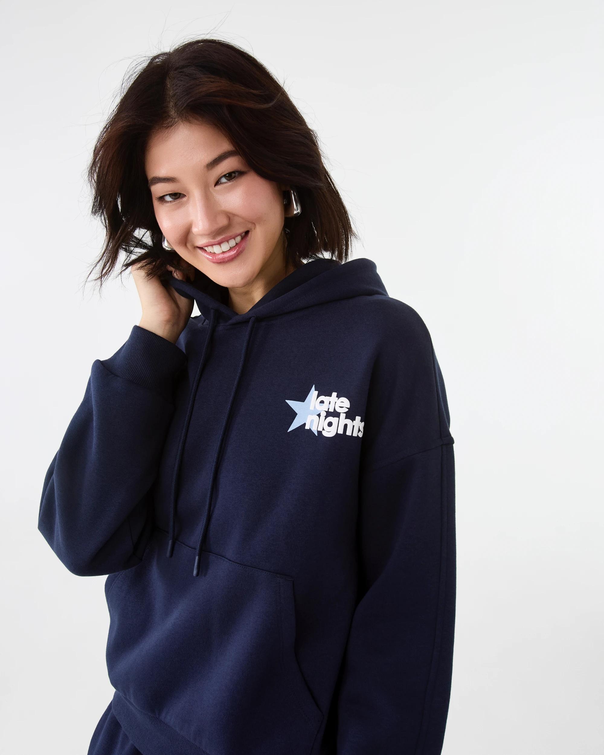 10 Print Hoodie Navy Blaze, 10 of 10