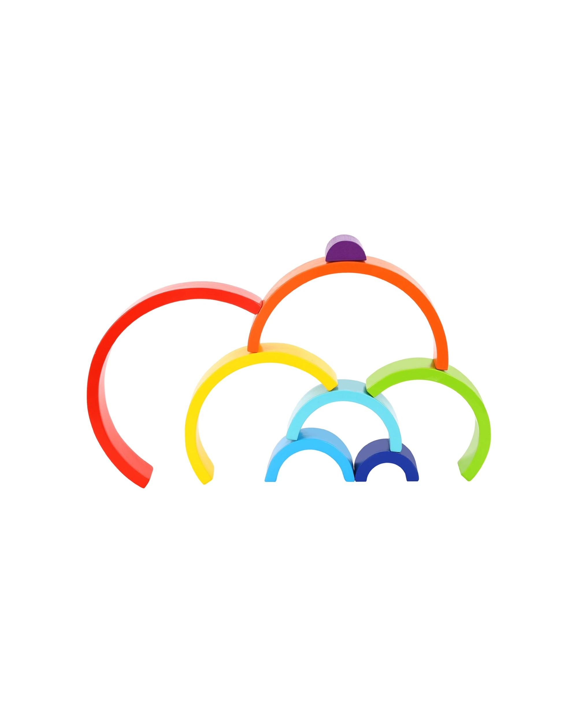 5 Tooky Toy Rainbow Stacker Baby Toddler Fun Stacking Educational Toy - Multi, 5 of 7