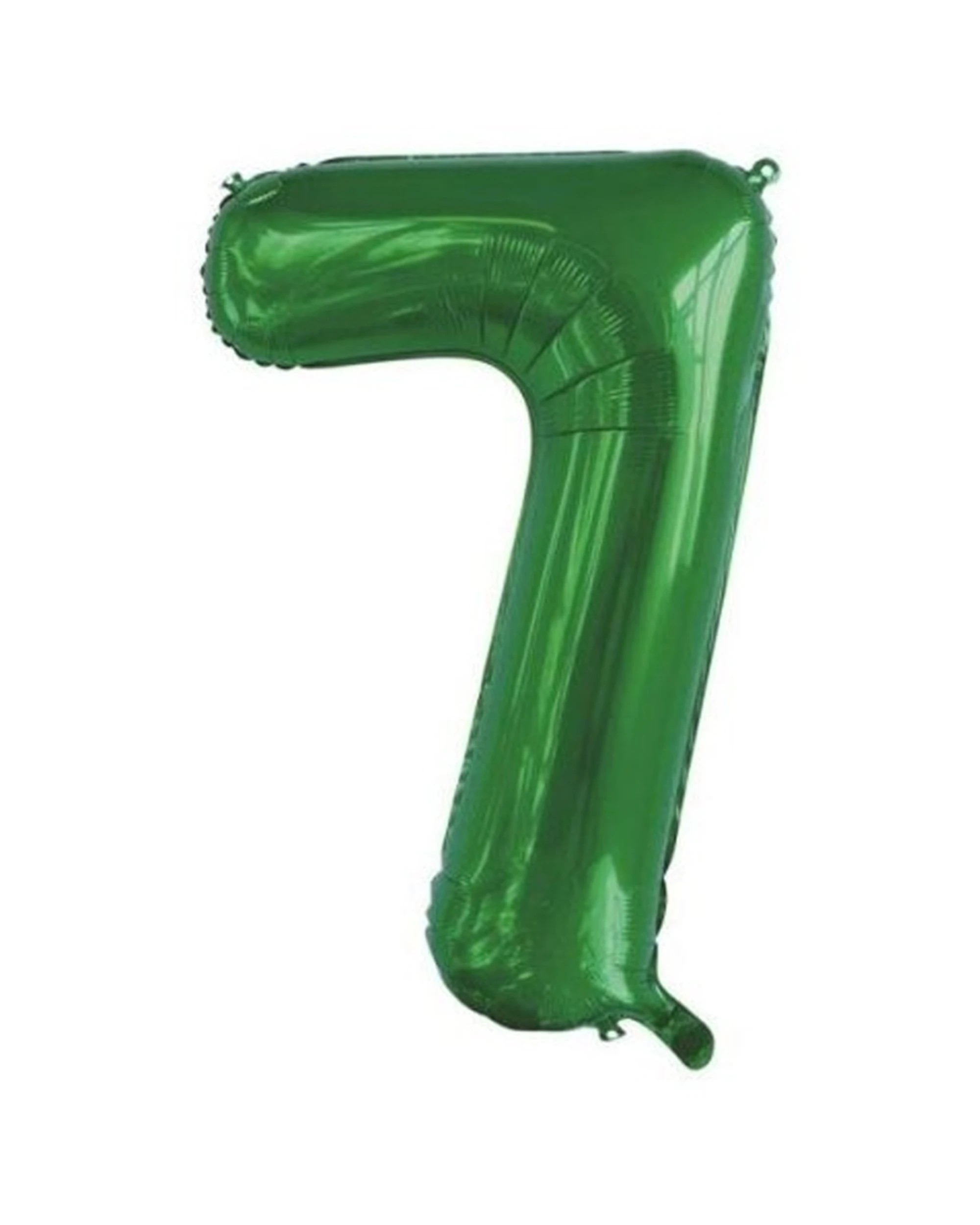 1 Alpen Decrotex Foil Balloon Number 7 Party Decoration 34 Inches - Green, 1 of 1