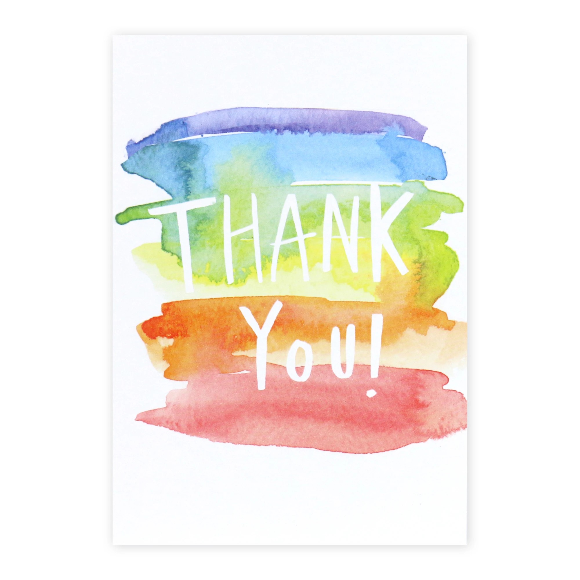 2 Creative Publishing from Hallmark Thank You Card -  Watercolour, 2 of 2