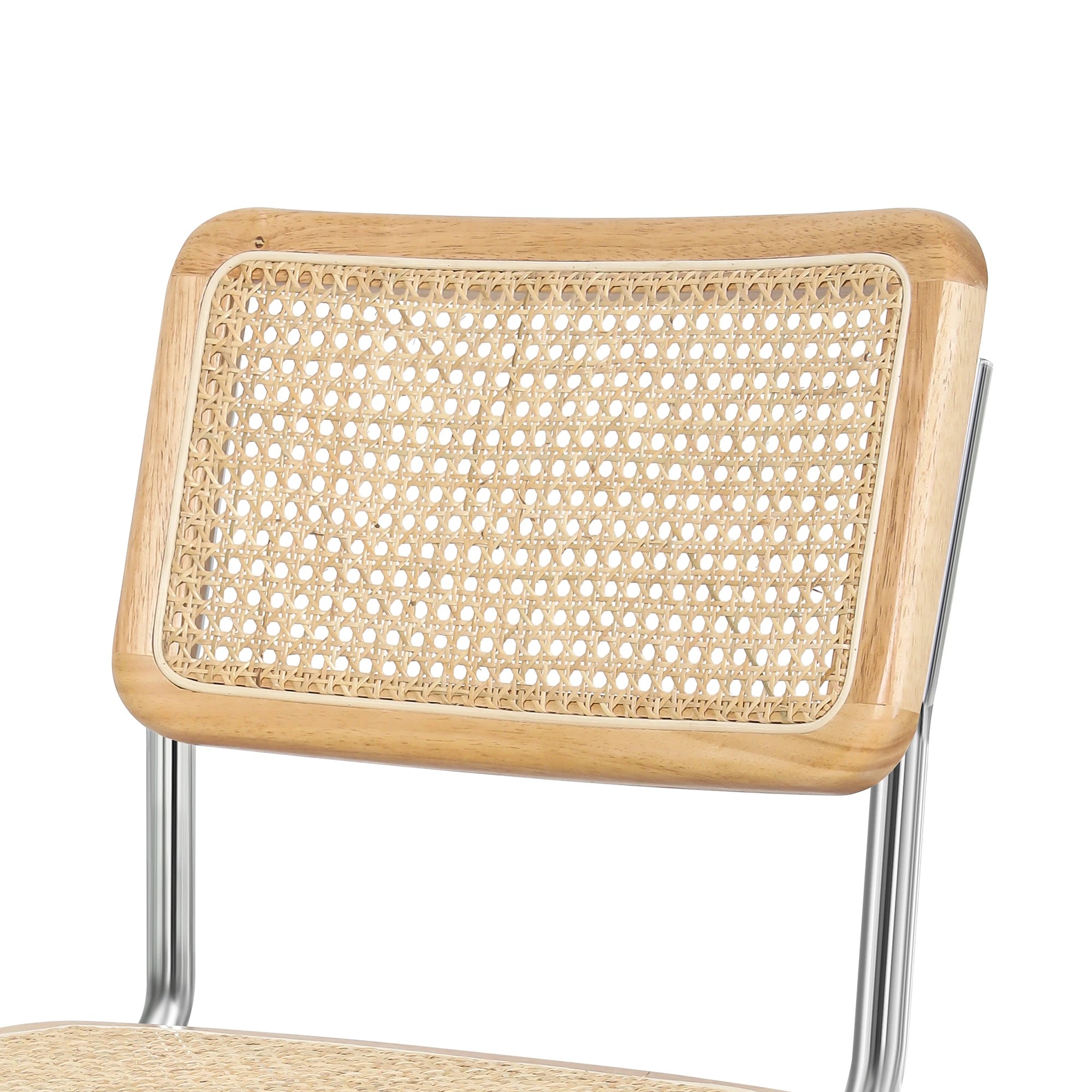 4 Levede 8x Rattan Dining Chairs - Natural, 4 of 9