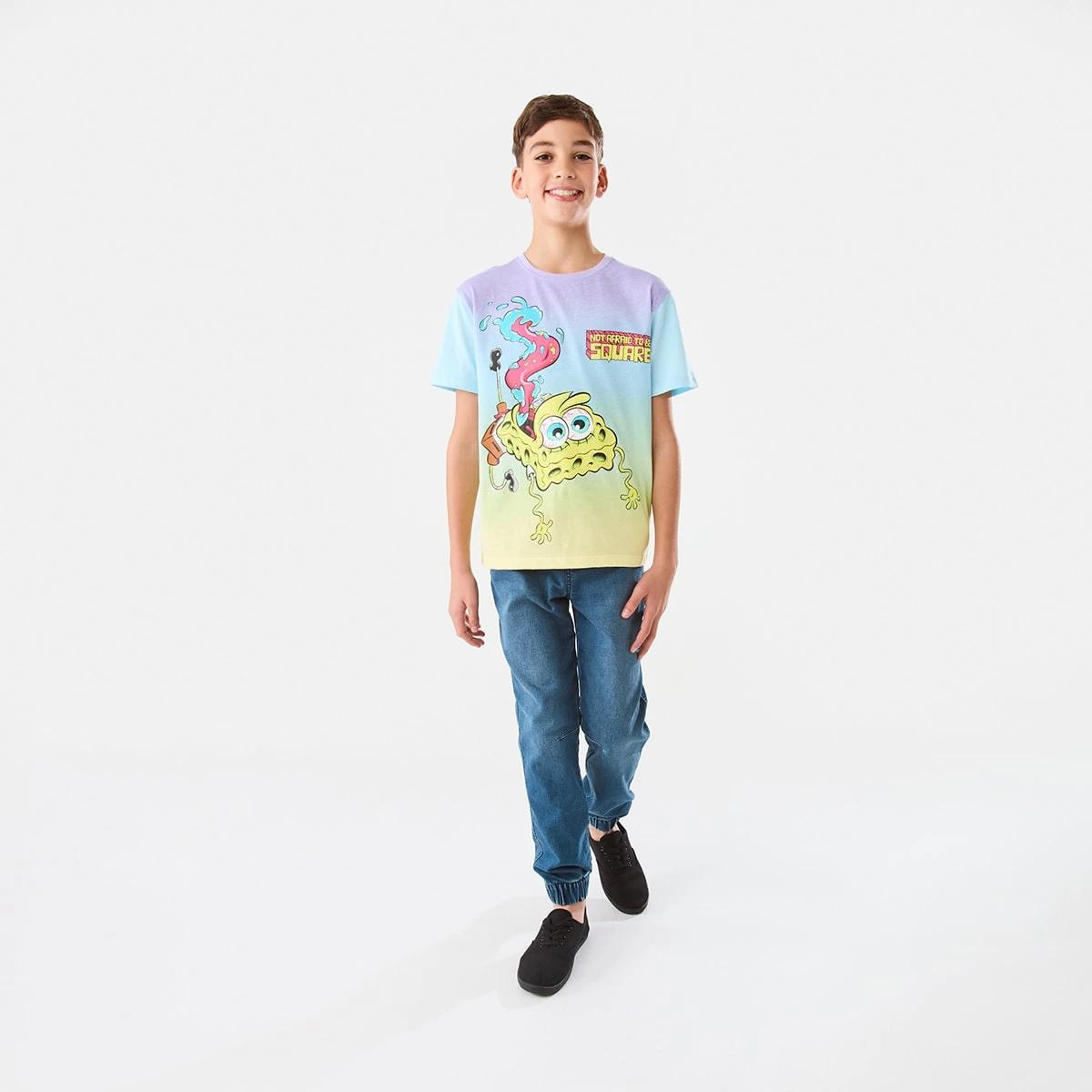 5 Short Sleeve SpongeBob SquarePants License T-shirt Spongebob, 5 of 8