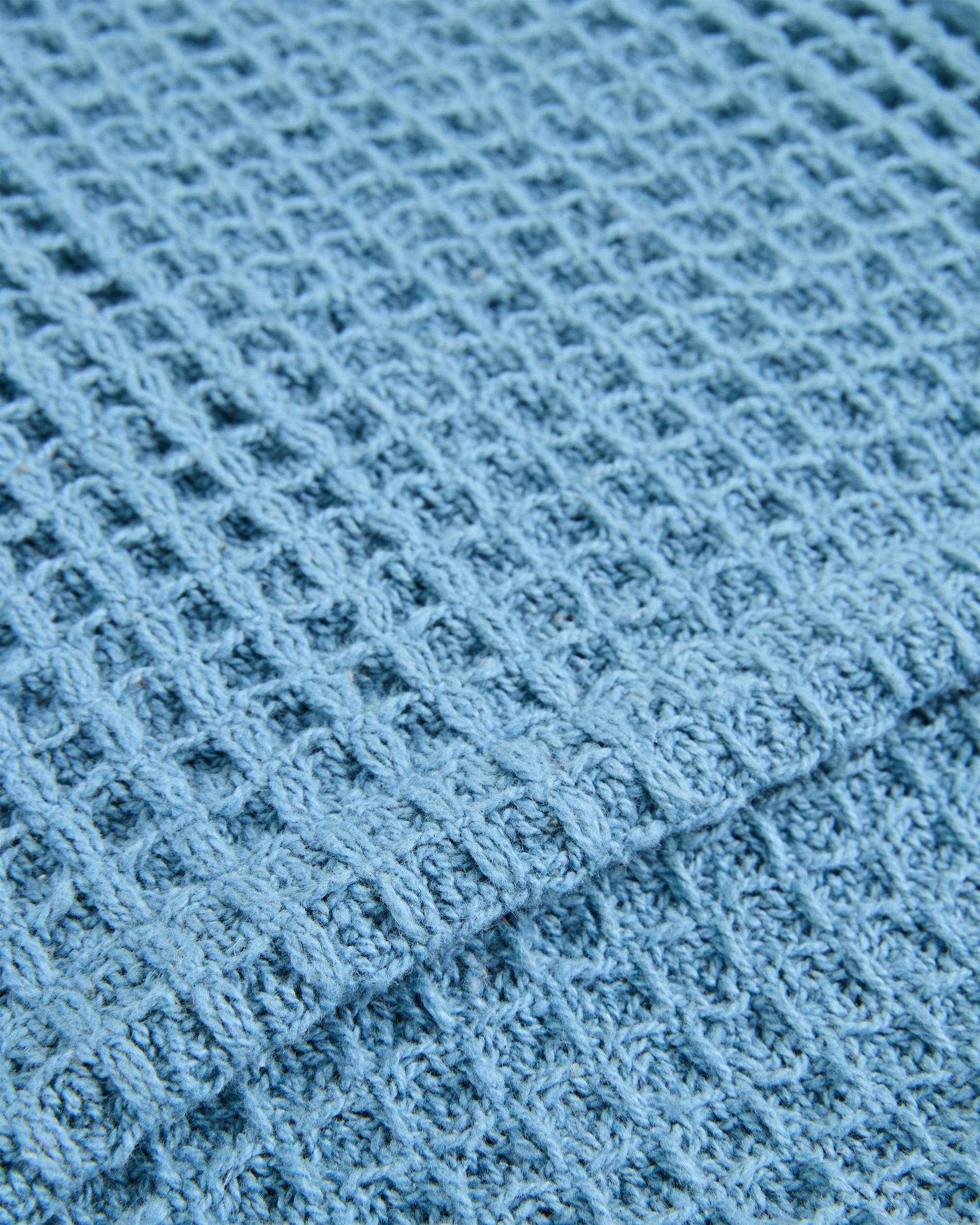 2 Target Mason Waffle Blanket - Double Bed - Blue, 2 of 2