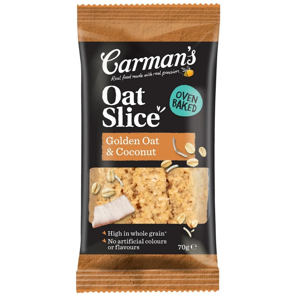2 Carman's Golden Oat & Coconut Slice 70g 12 Pack, 2 of 3