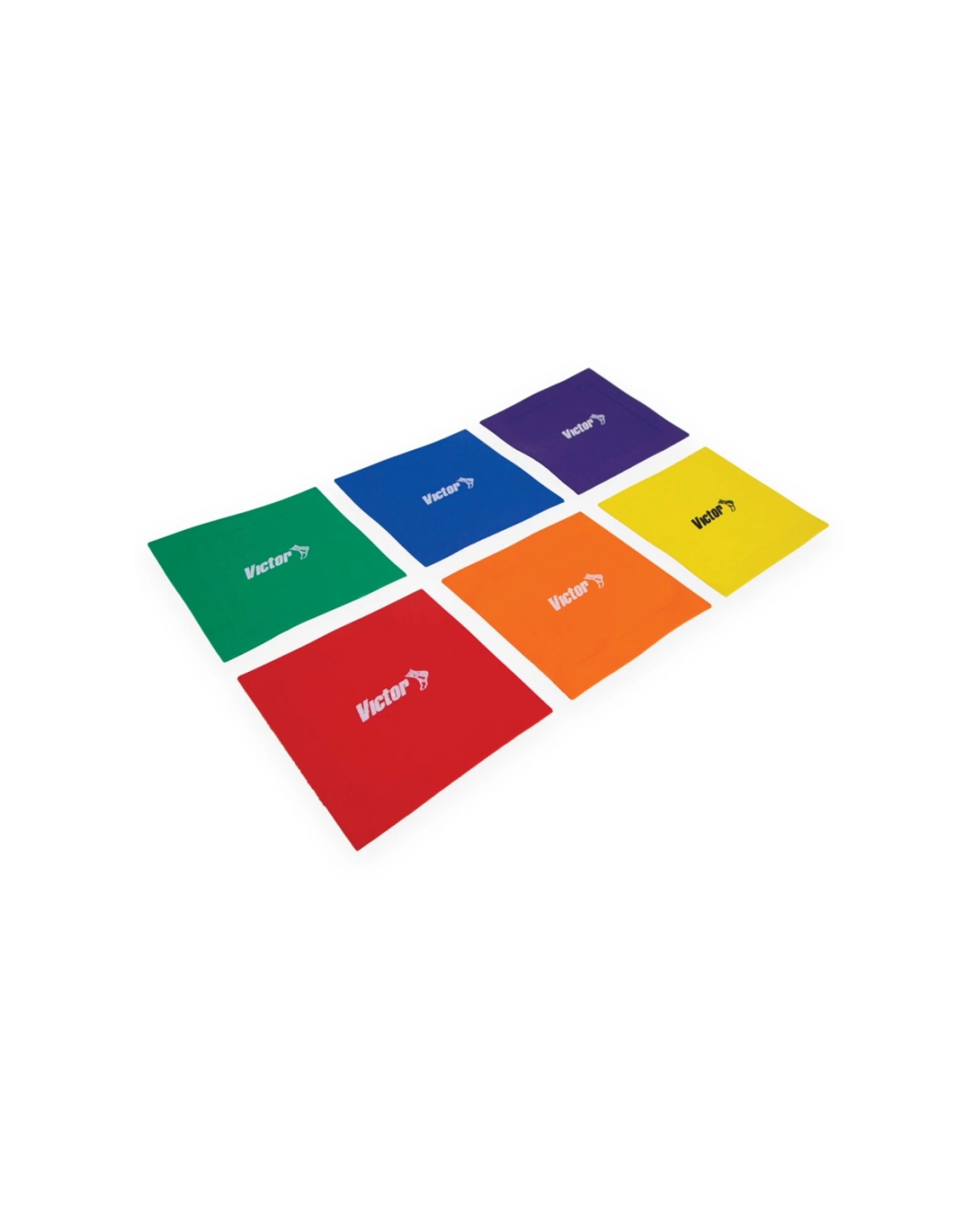 3 Victor Sports 6pc Floor Marker Space Station Mats Durable Training Markers - Multi, 3 of 3