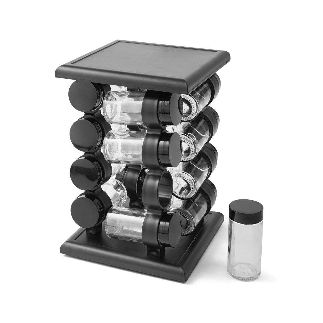 6 16 Piece Spice Jar Set with Stand, 6 of 9