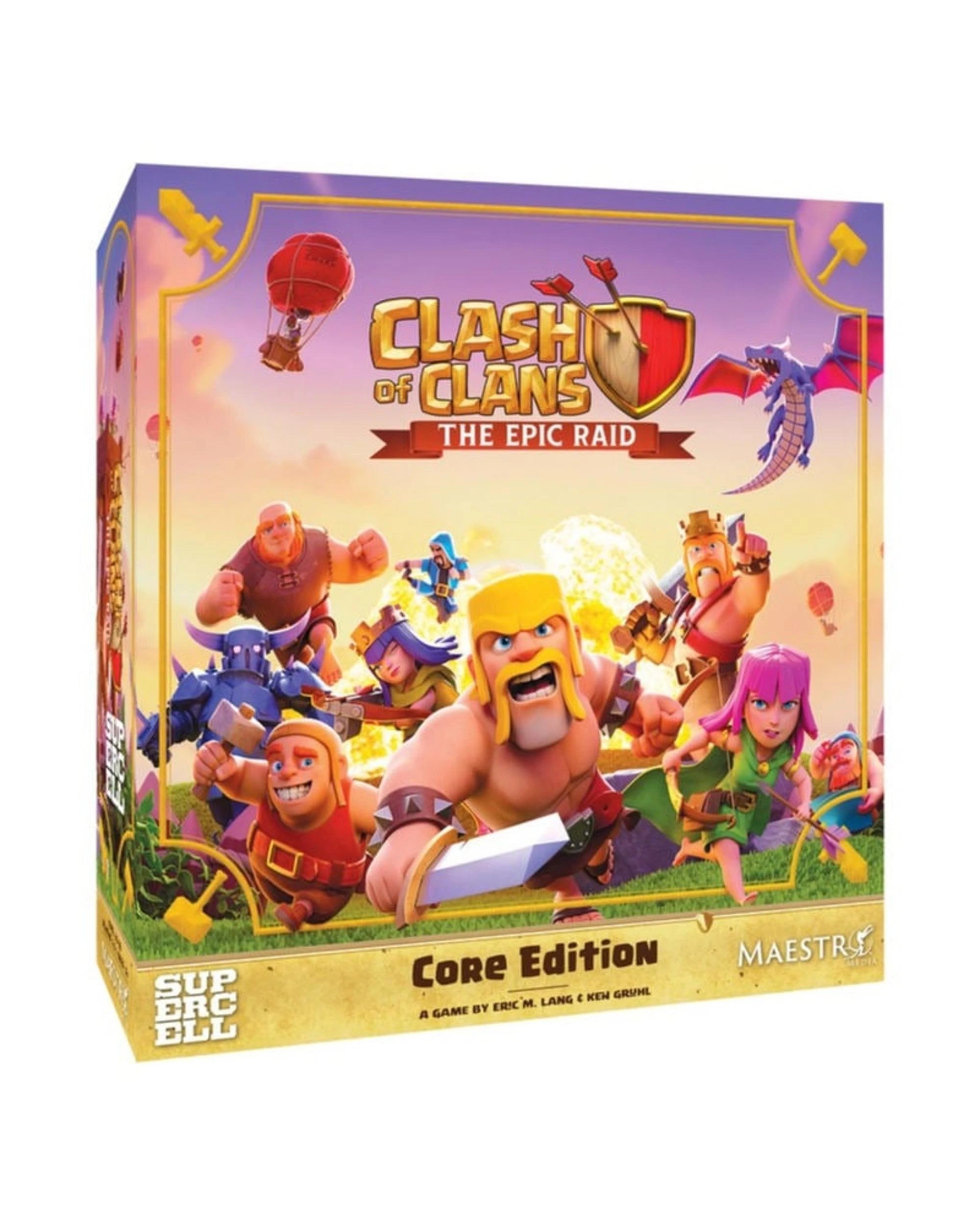 1 Clash of Clans: The Epic Raid Core Edition Board Game, 1 of 4