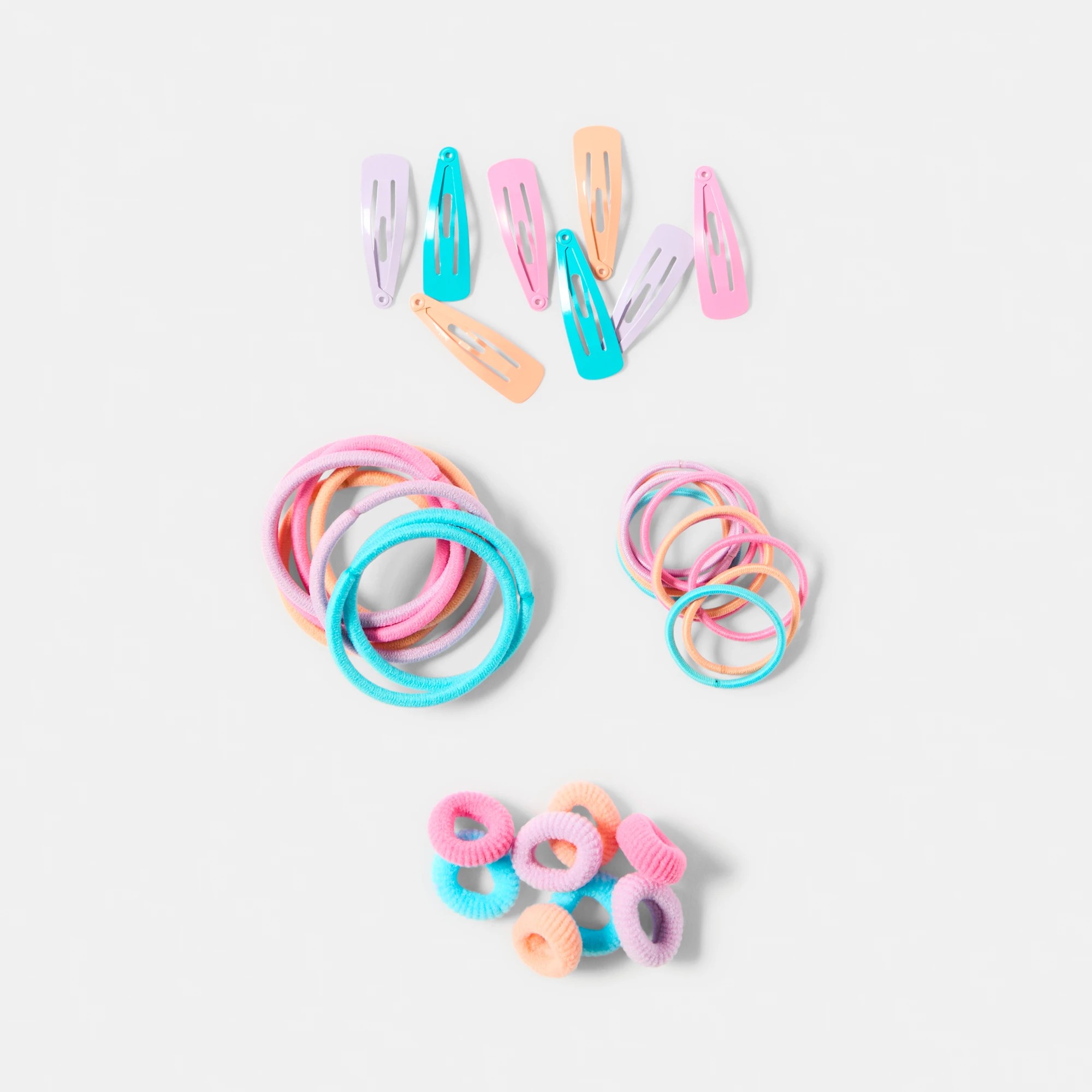 1 OXX Haircare 34 Pack Kids Mixed Hair Accessories, 1 of 6