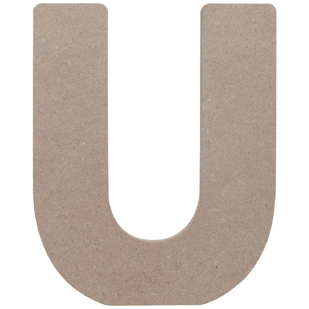 1 Born Wooden Alphabet Letter U 20cm, 1 of 3