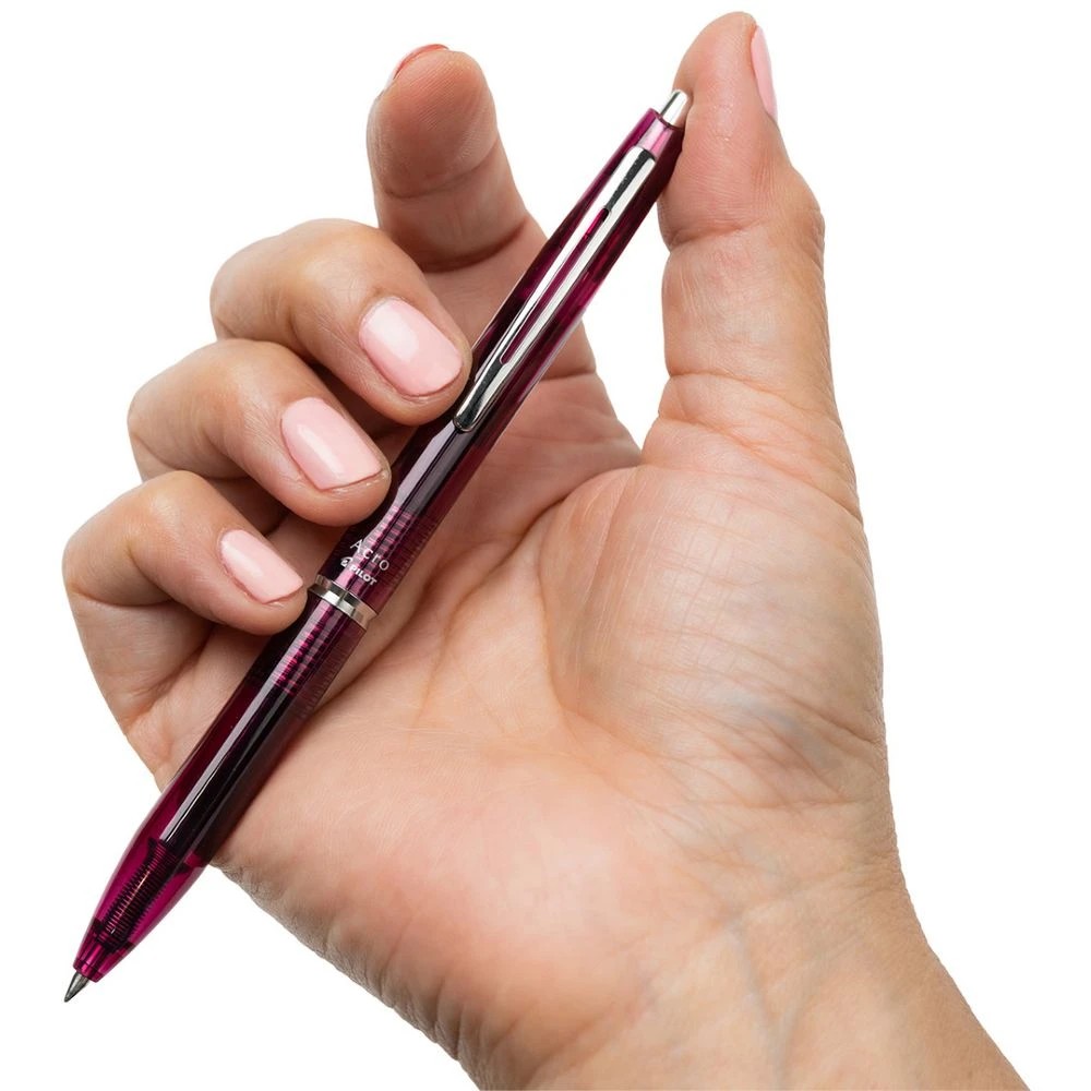 4 PILOT Acro 300 0.5mm Hybrid Ballpoint Pen Red Barrel, 4 of 6