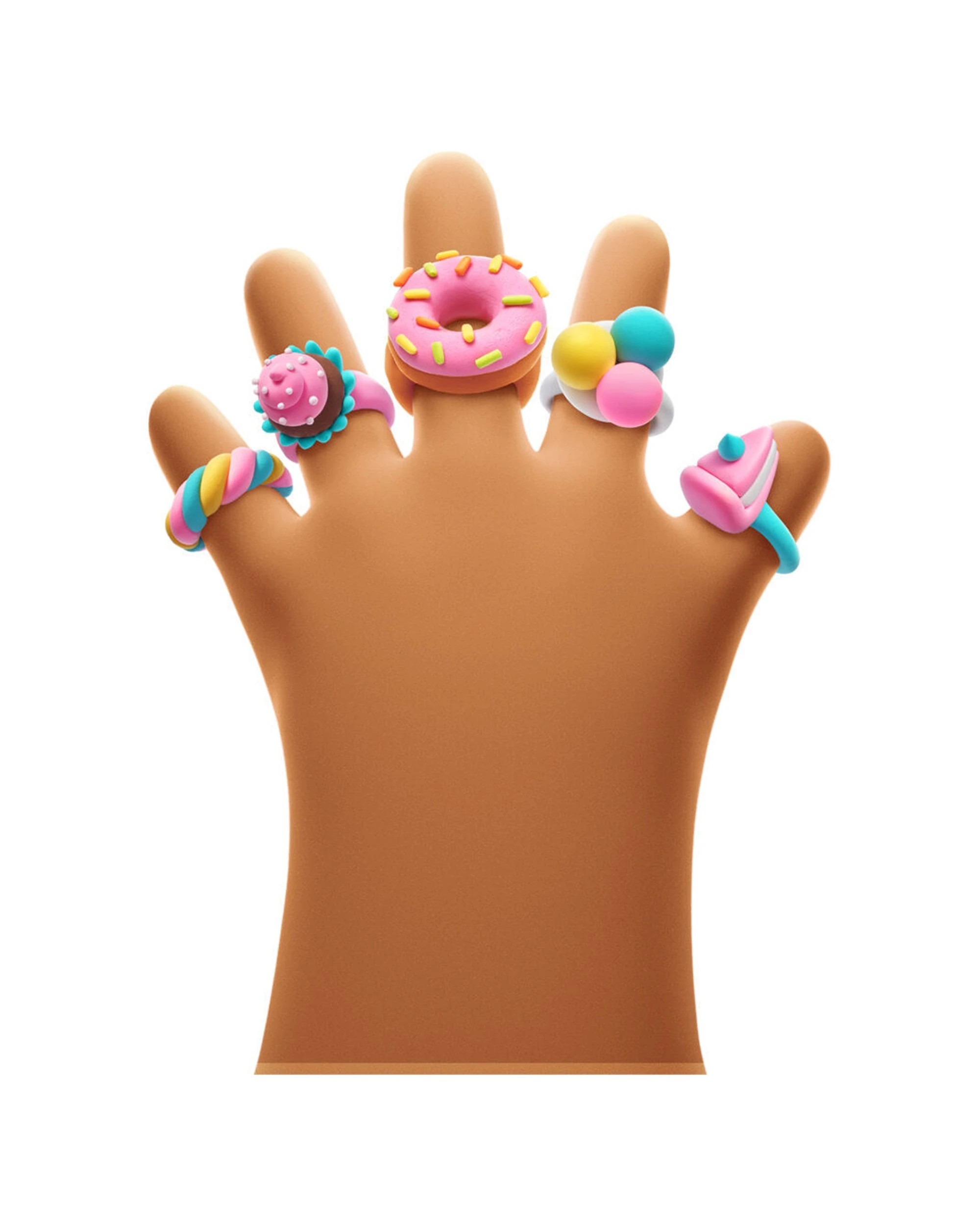 5 Hey Clay Bijou Sweet Rings Modelling Set With 6 Colours & 2 Tools 6PK - Multi, 5 of 7