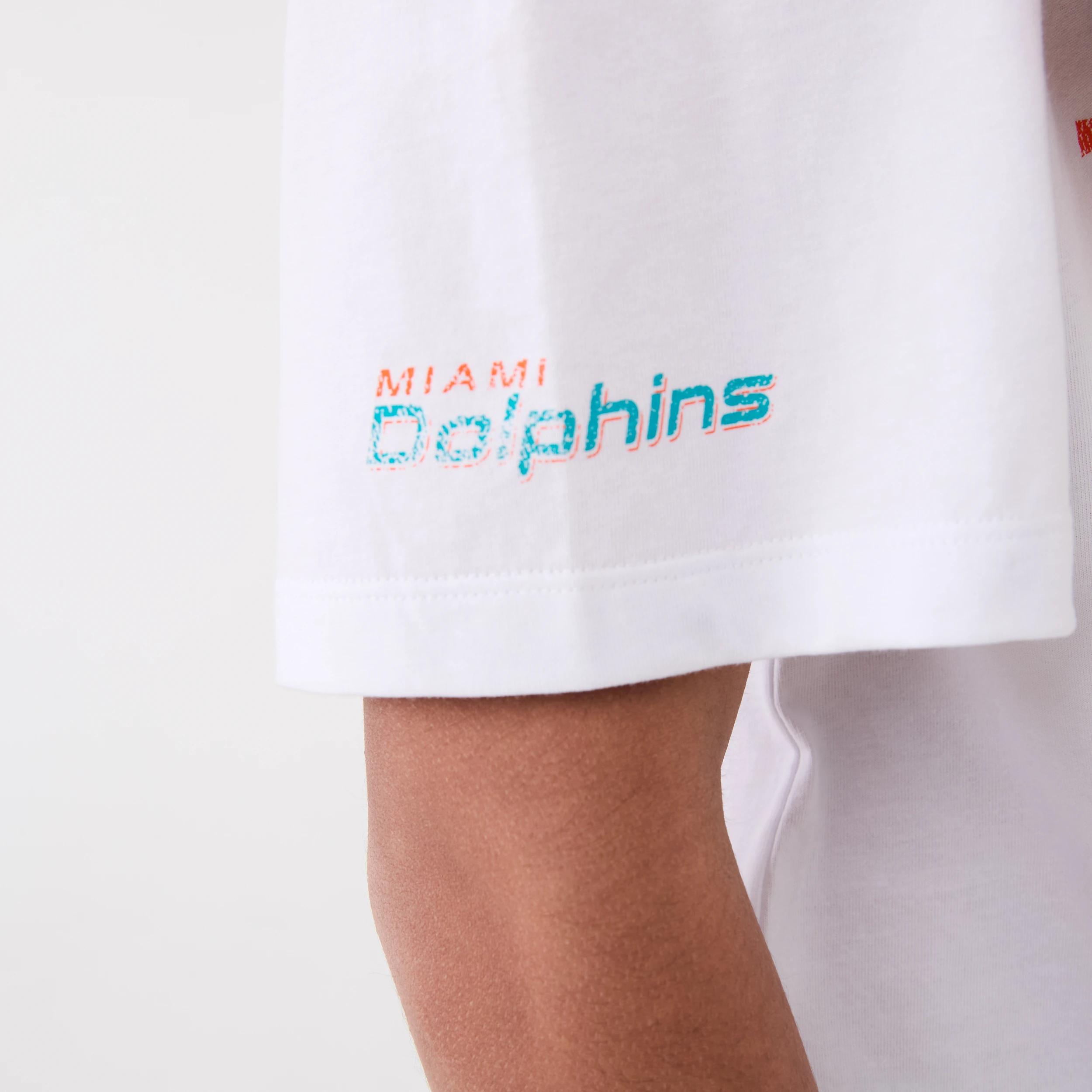 5 Official NFL Kids Youth T-shirt MIAMI WHITE, 5 of 7