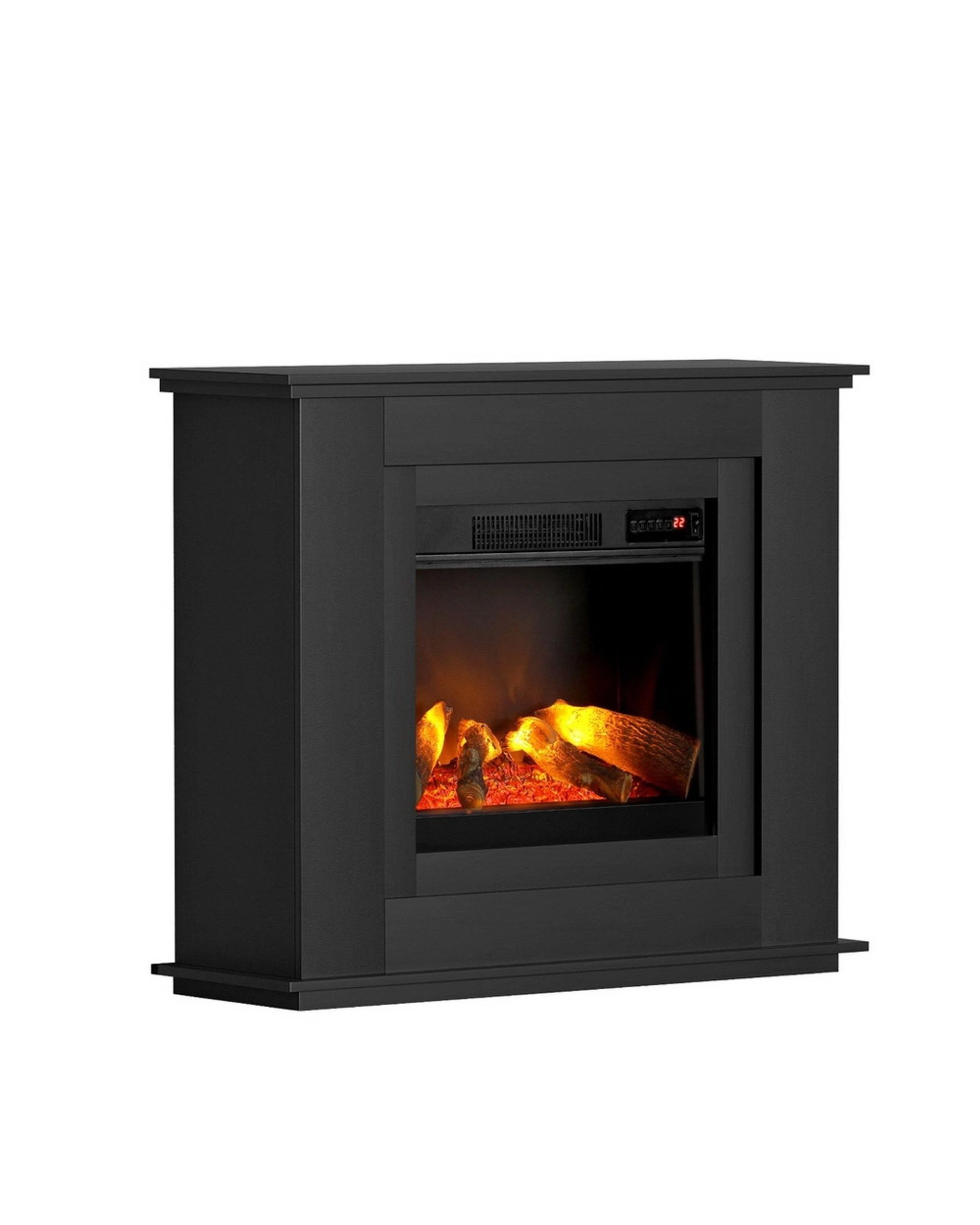 3 Devanti Electric Fireplace Fire Heater 2000w
 - Black, 3 of 3