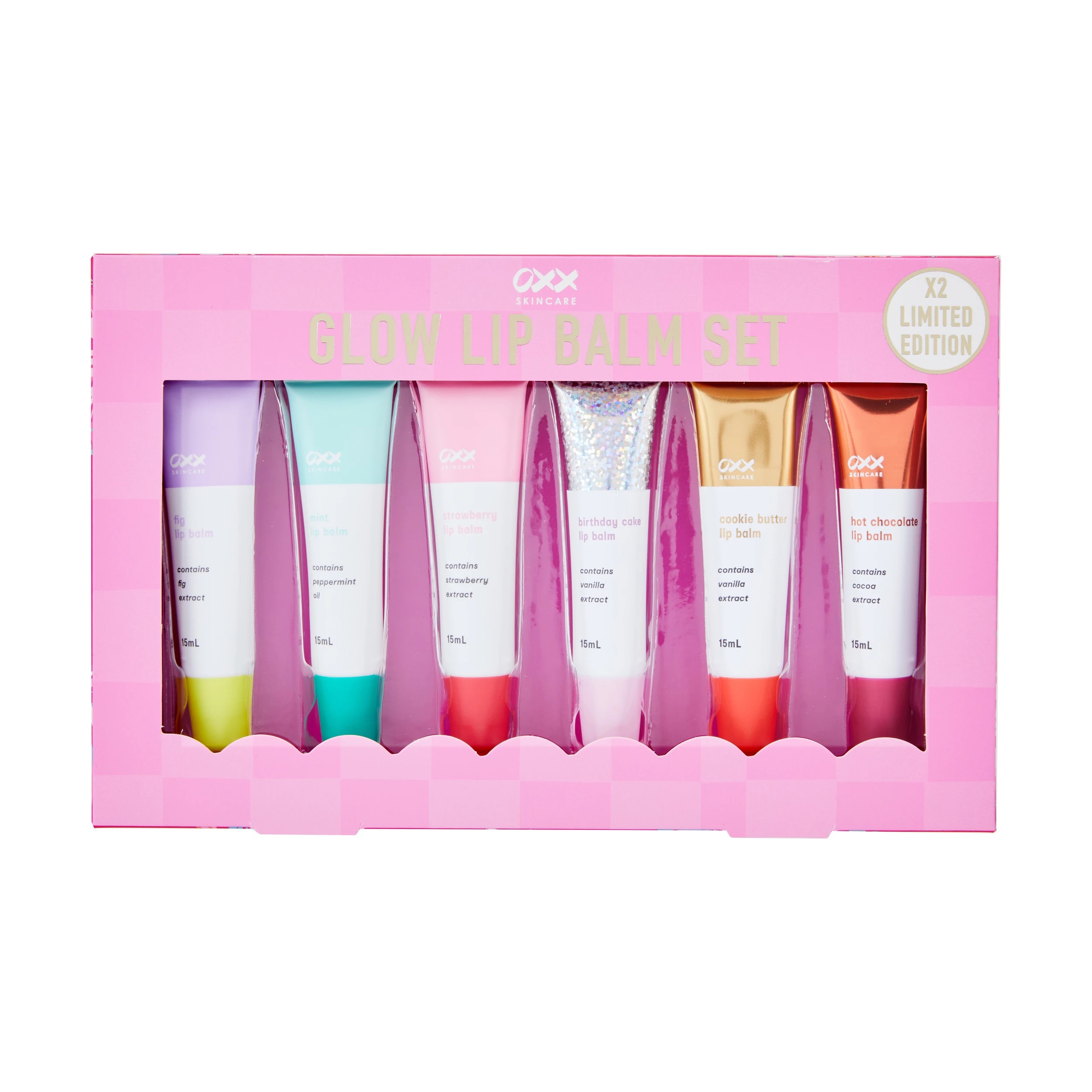 1 OXX Skincare 6 Piece Lip Balm Set, 1 of 5