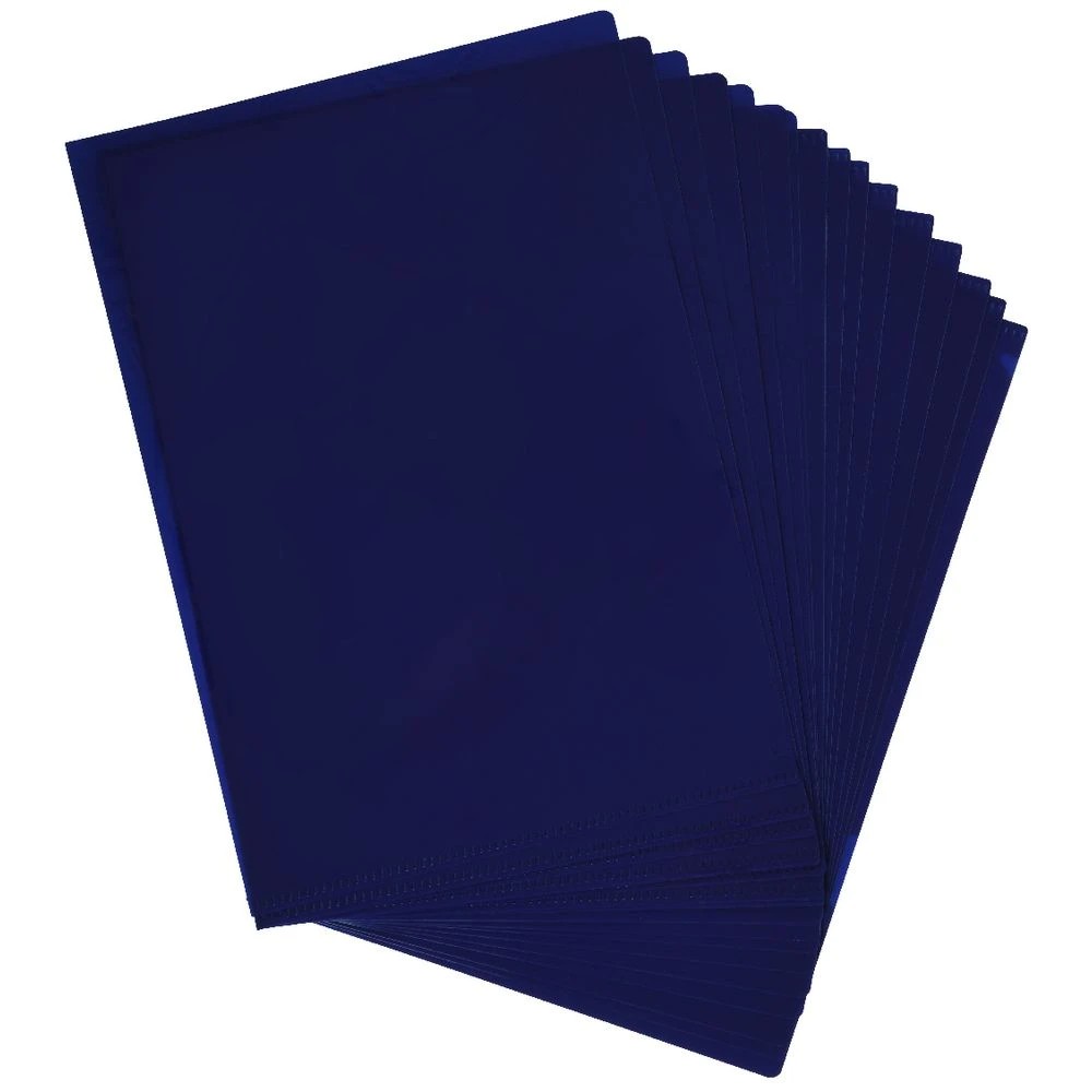2 J.Burrows A4 Letter File Blue 20 Pack, 2 of 3