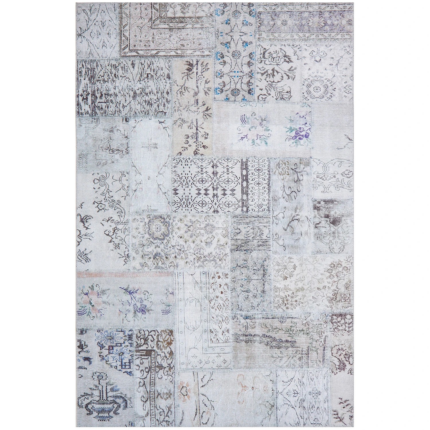 2 Common Ground Rugs Bazaar 189 280x190cm - Large Floor Rug - Grey, 2 of 9