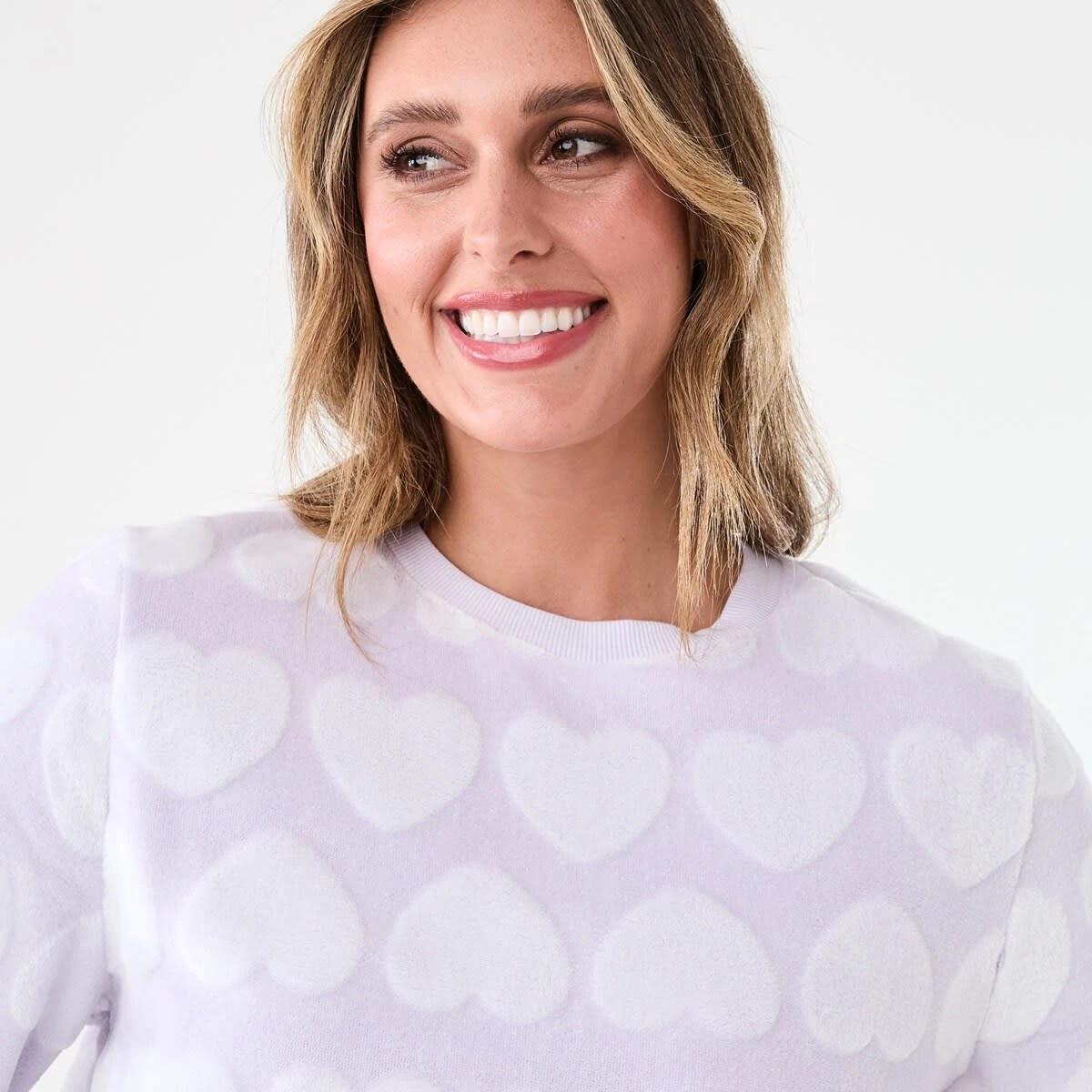 4 Fleece Top and Pants Pyjama Set Llc Heart, 4 of 7