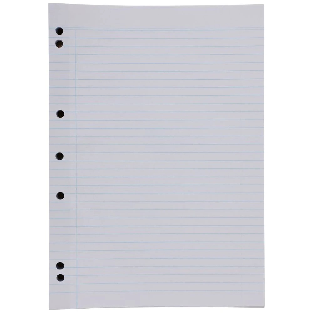 2 Studymate A4 8mm Ruled Recycled Loose Leaf Refills 200 Pack, 2 of 3