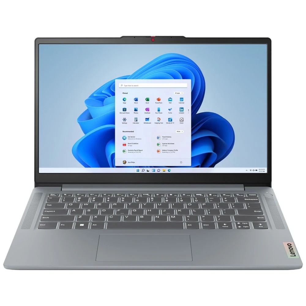 1 Lenovo 14" Ideapad Slim 3 Ryzen 5 8/512GB Notebook, 1 of 8