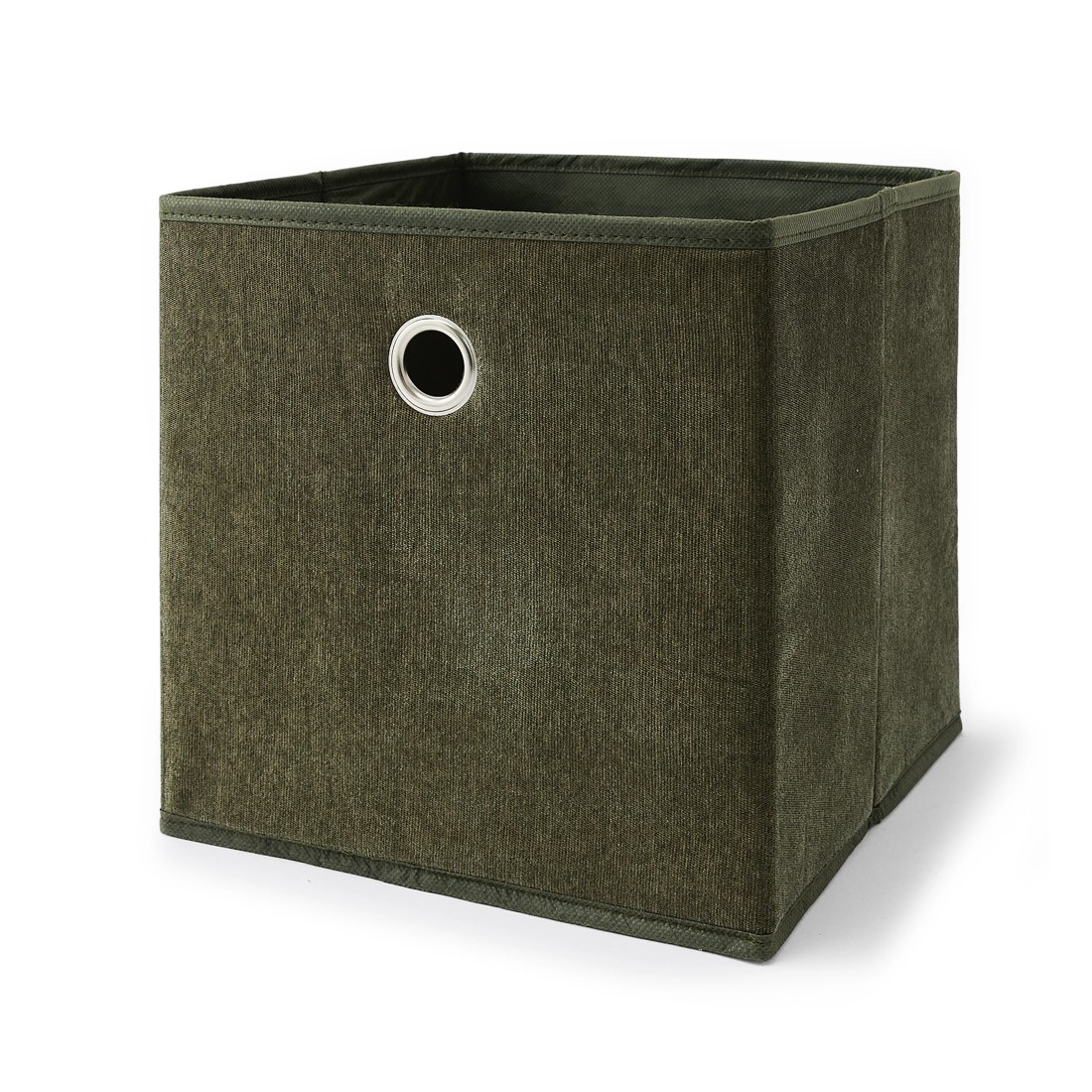 1 Collapsible Storage Cube - Green, 1 of 6