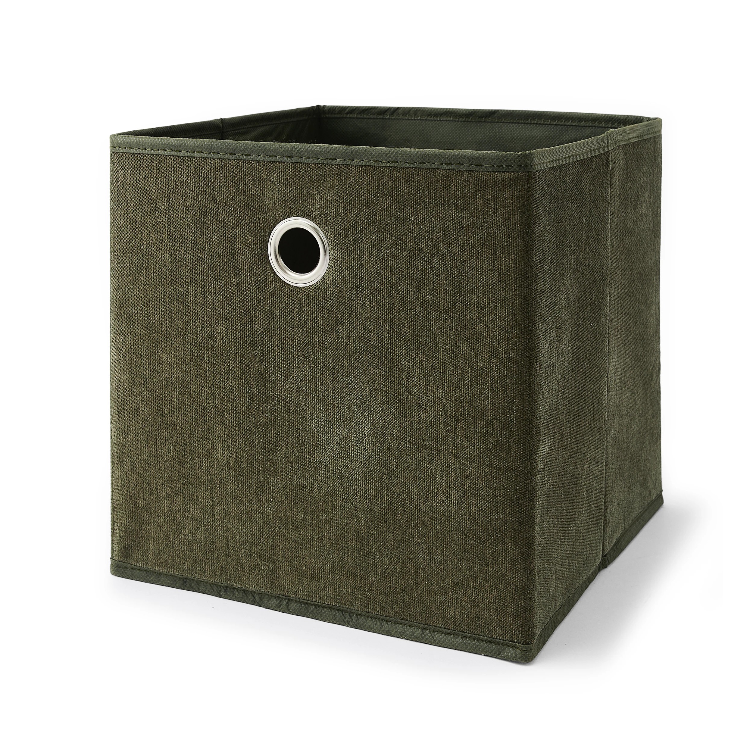 1 Collapsible Storage Cube - Green, 1 of 6