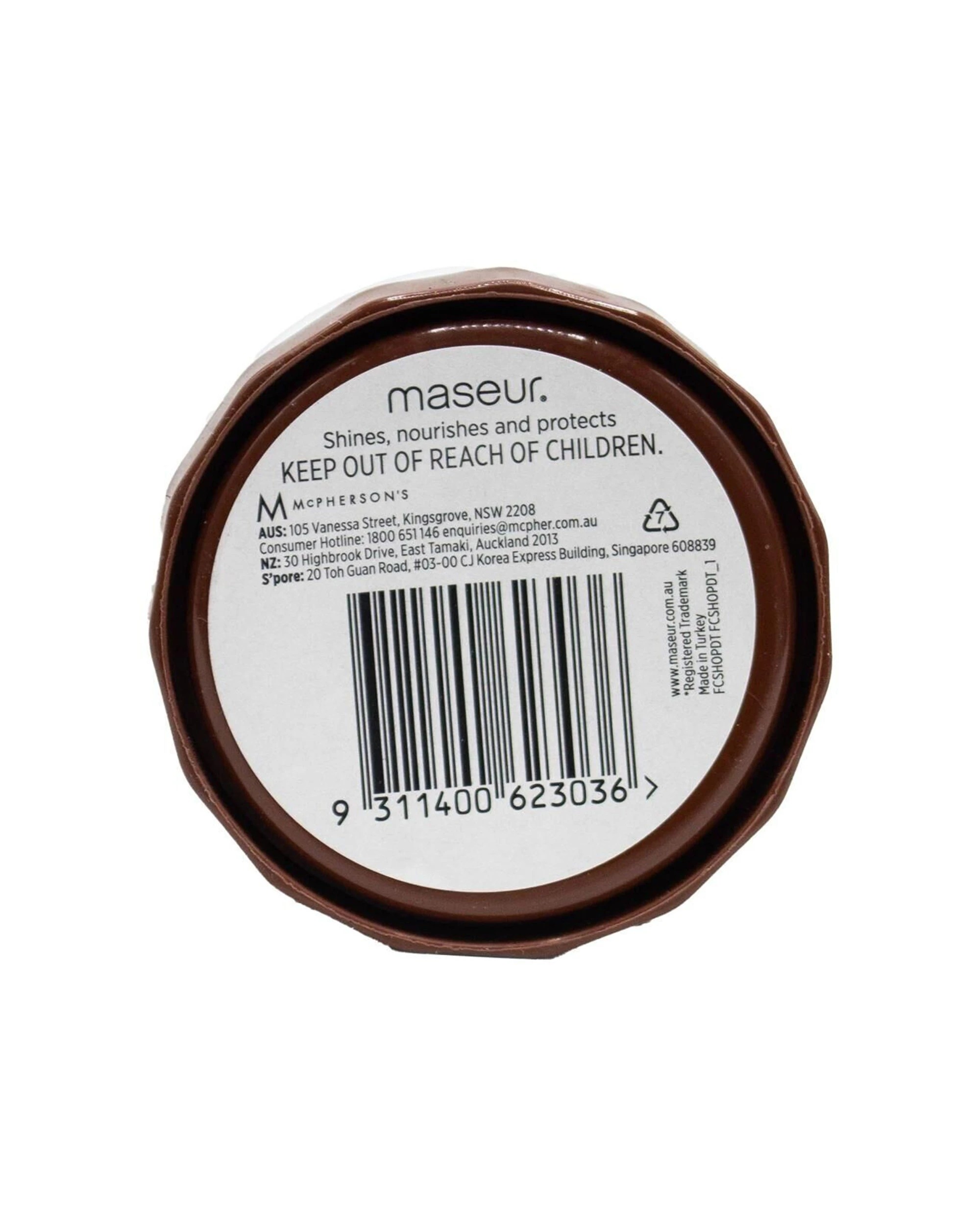 3 Footcare 6PK Maseur Shoe Polish Leather Care Protector 38g - 2 - Brown, 3 of 3