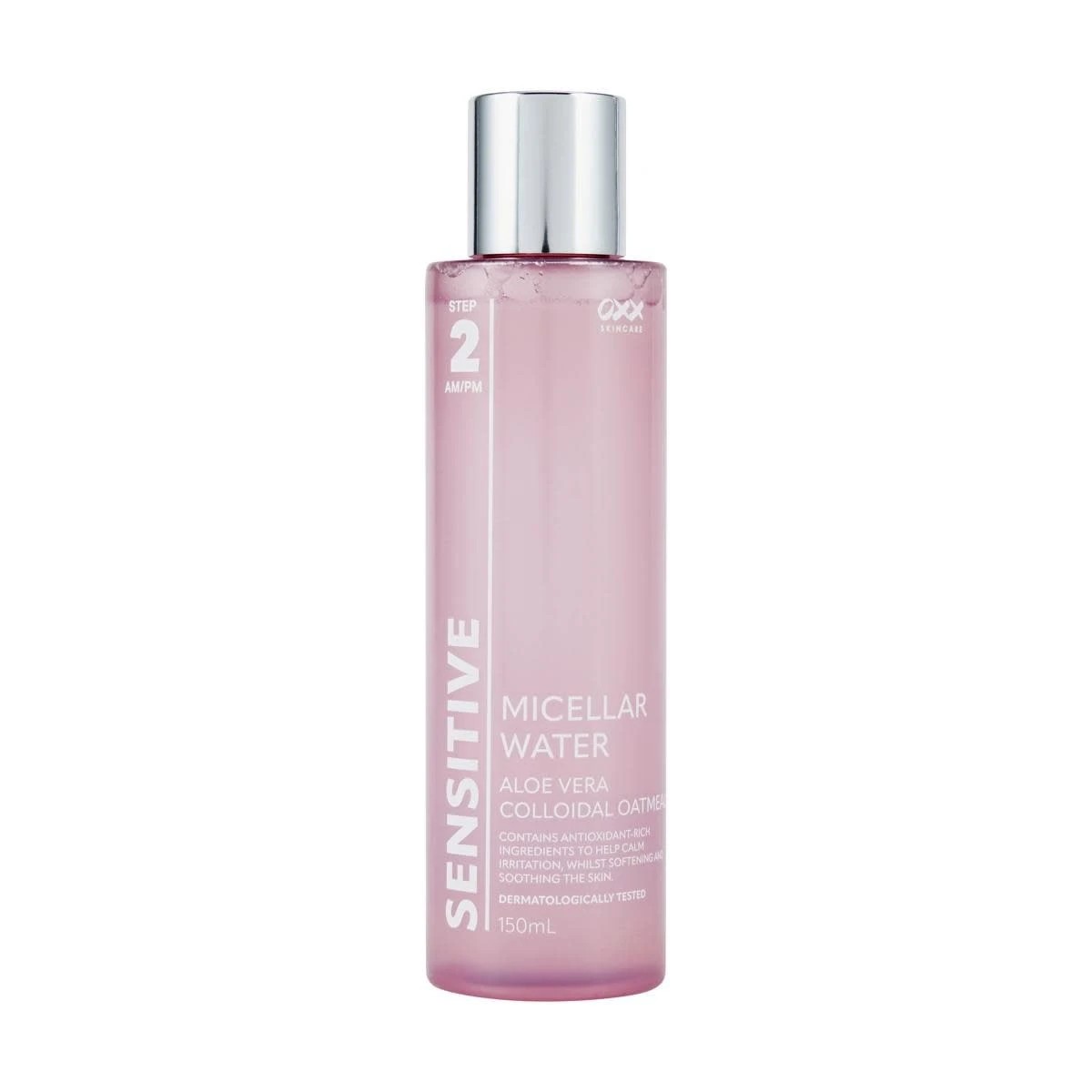 1 OXX Skincare Step 2 AM/PM Sensitive Micellar Water 150ml - Aloe Vera and Colloidal Oatmeal, 1 of 5