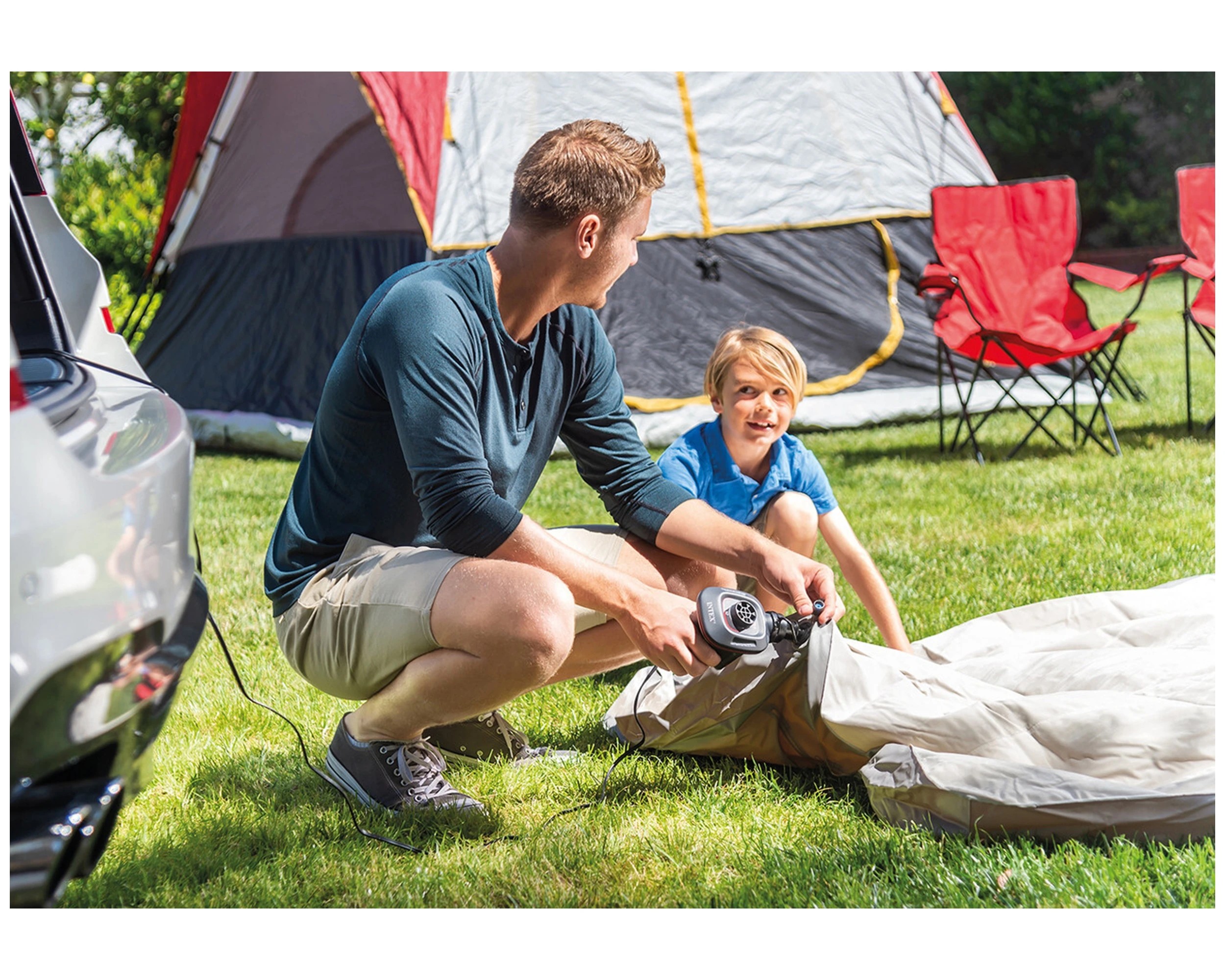 5 Intex 12 Volt Quickfill Dc Electric Air Inflating Pump Portable Air Pump, 5 of 6