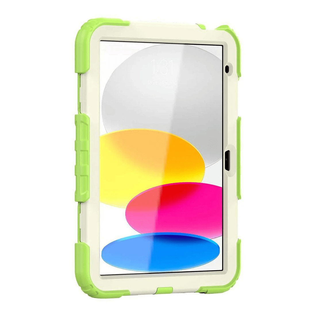 7 Studymate Bumper Case iPad A16/10th Gen 10.9" Green w handle, 7 of 10