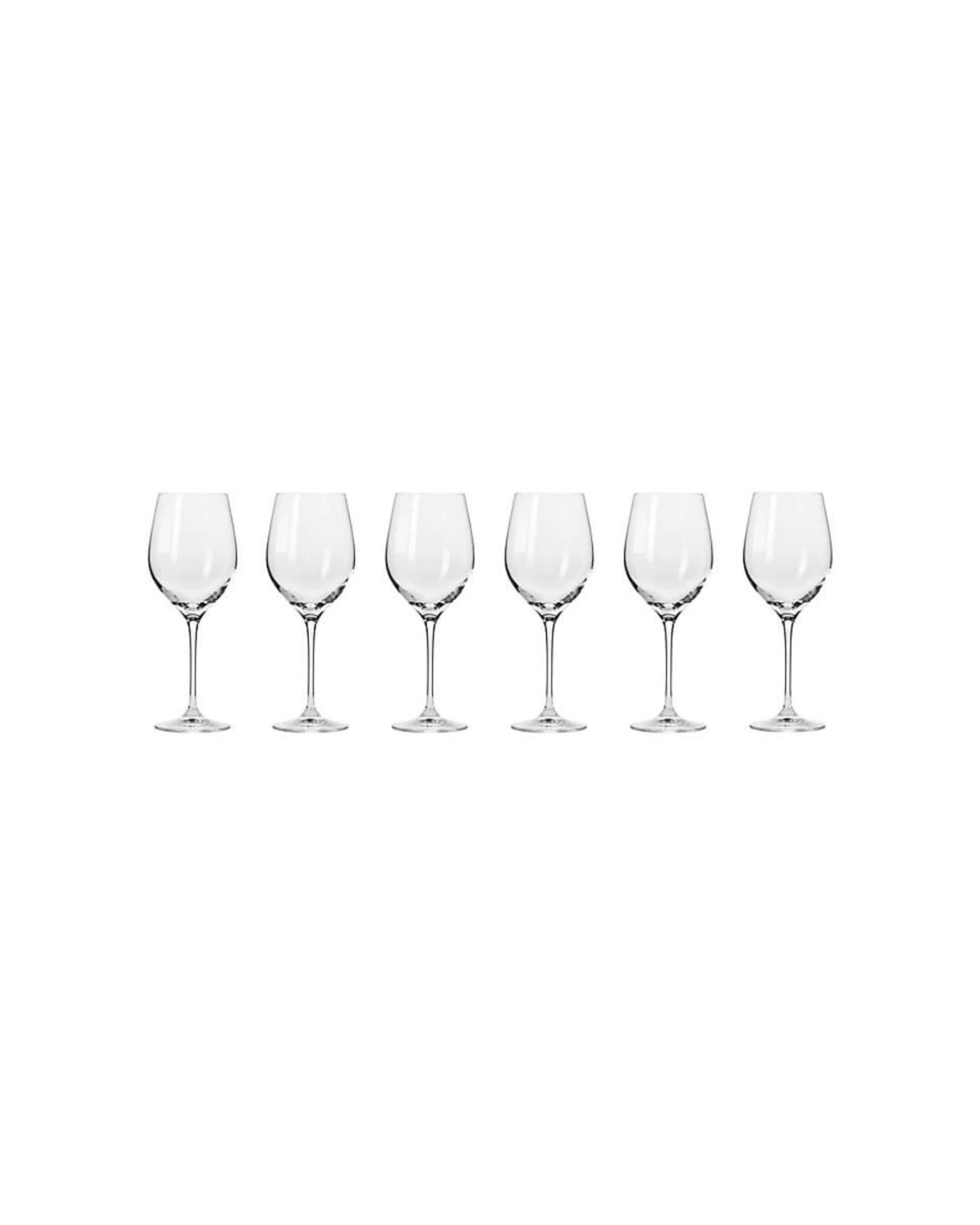 1 Krosno Harmony Collection 370ml Wine Glasses 6-Piece Set - Plain, 1 of 3