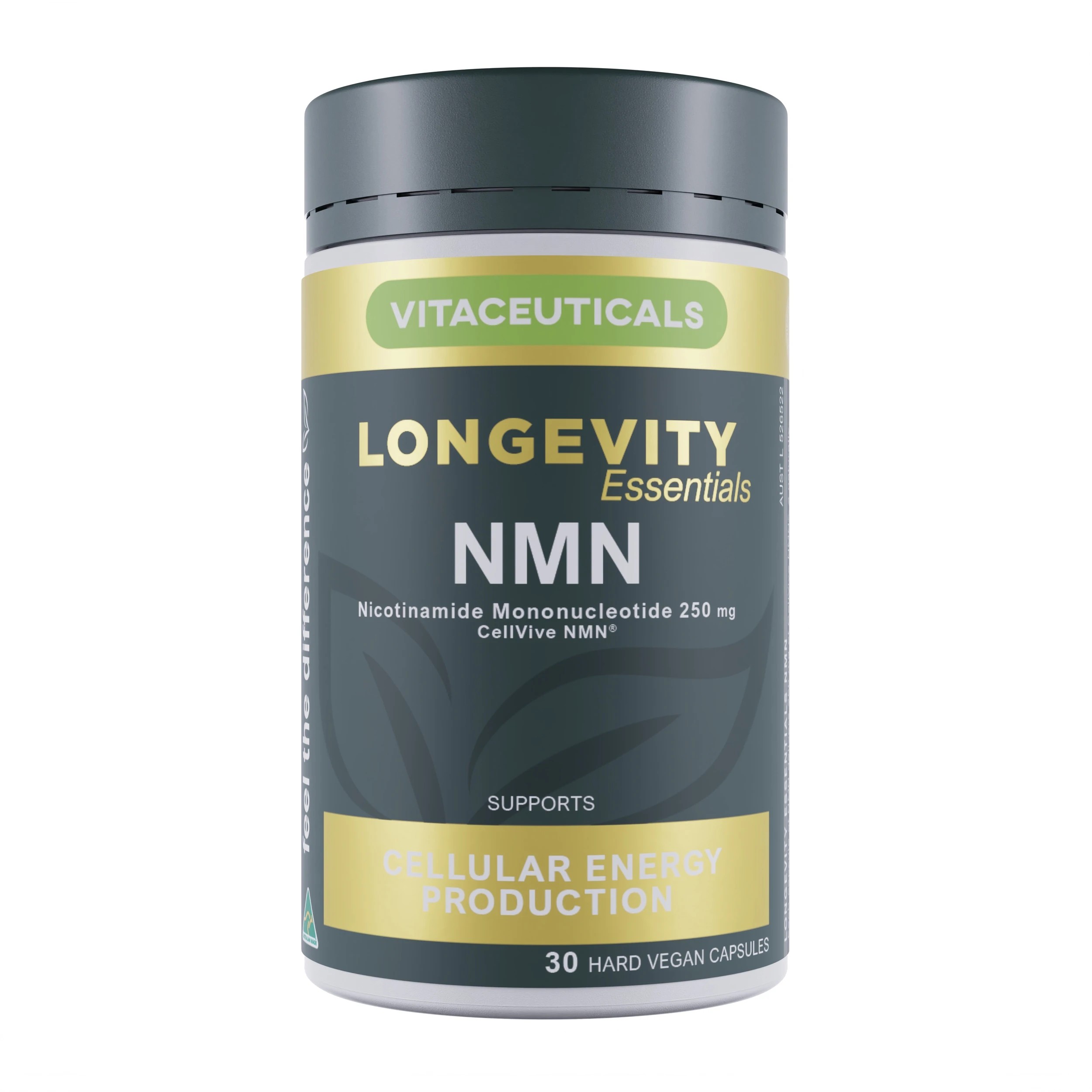 1 Vitaceuticals 30pc Longevity Essentials NMN Cellular Energy Support Capsules, 1 of 4