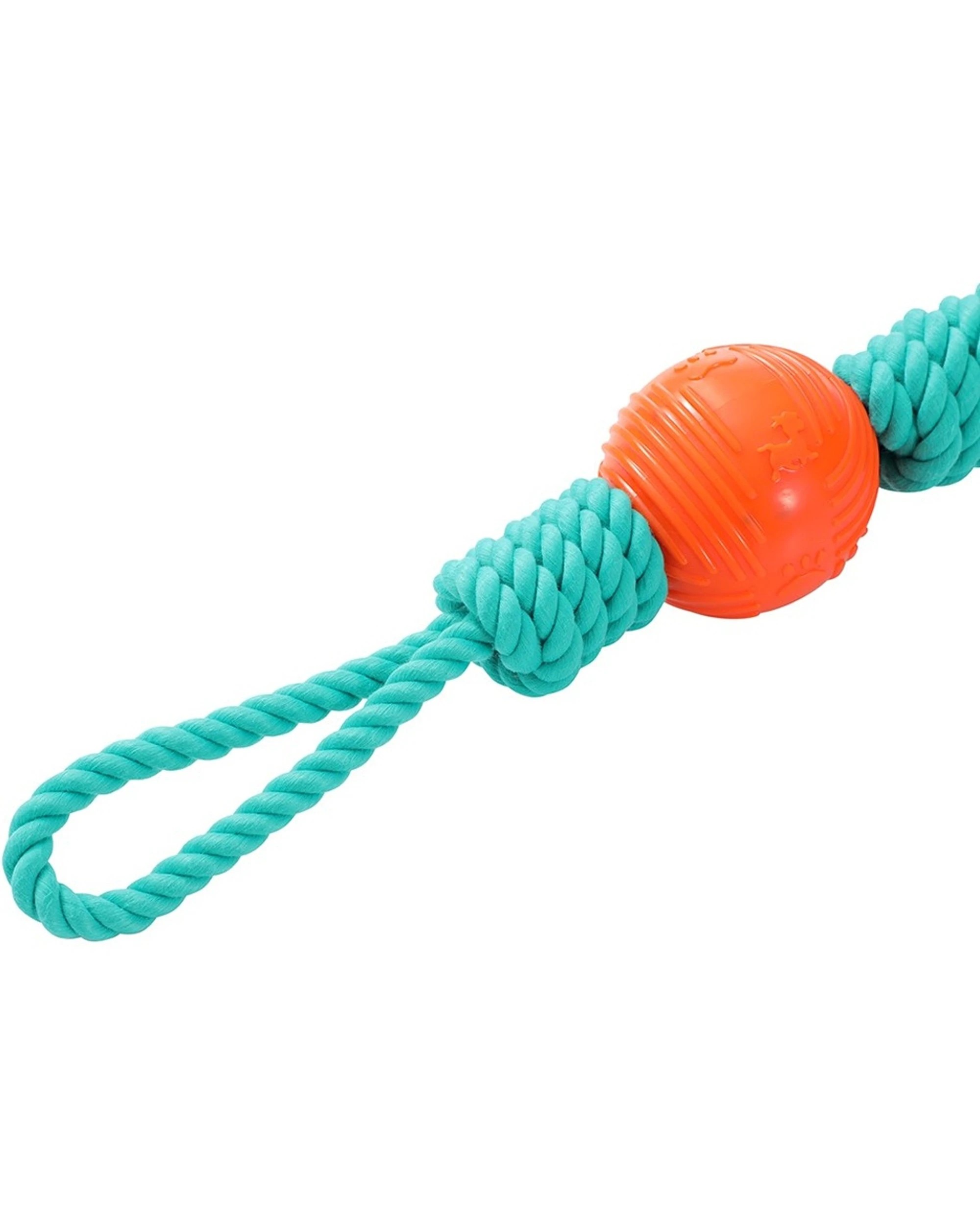 4 Paws & Claws 4PK Twist Tug Double Loop Rope Pet Dog Toy 69x7cm - Assorted, 4 of 4