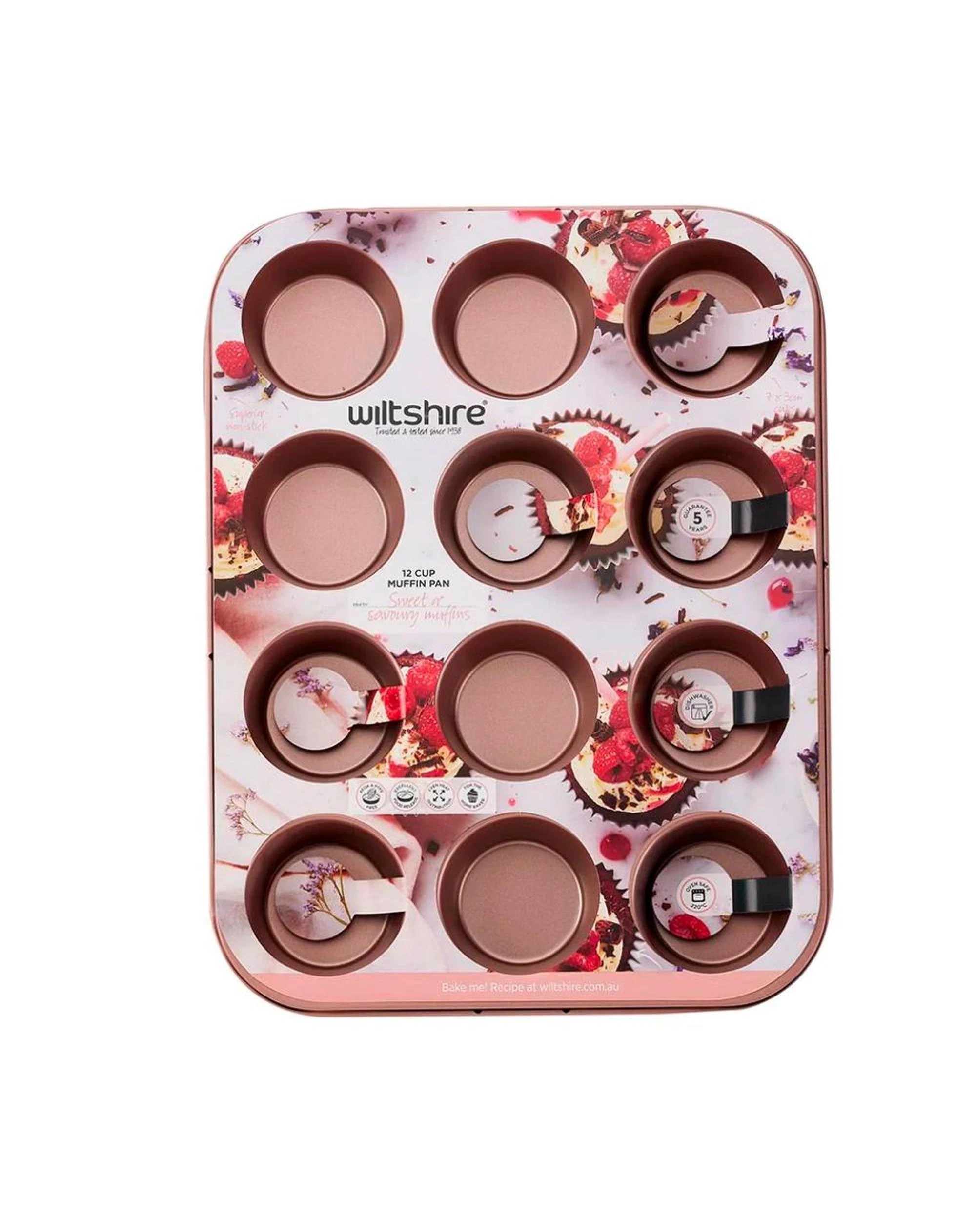 2 Wiltshire Rose Gold 14 Piece Bakeware Pack 14pc, 2 of 10