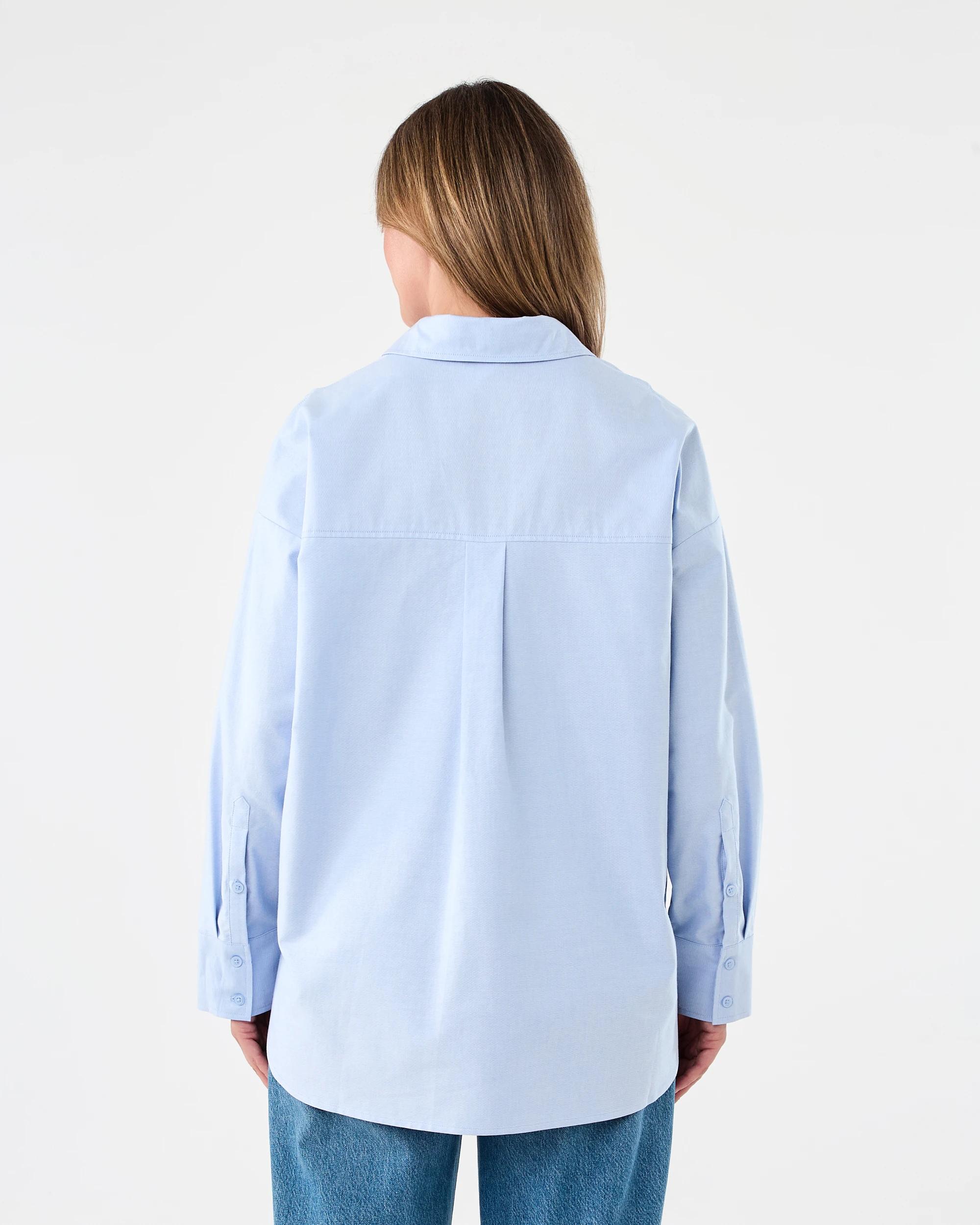 3 Long Sleeve Oxford Shirt Light Blue, 3 of 7