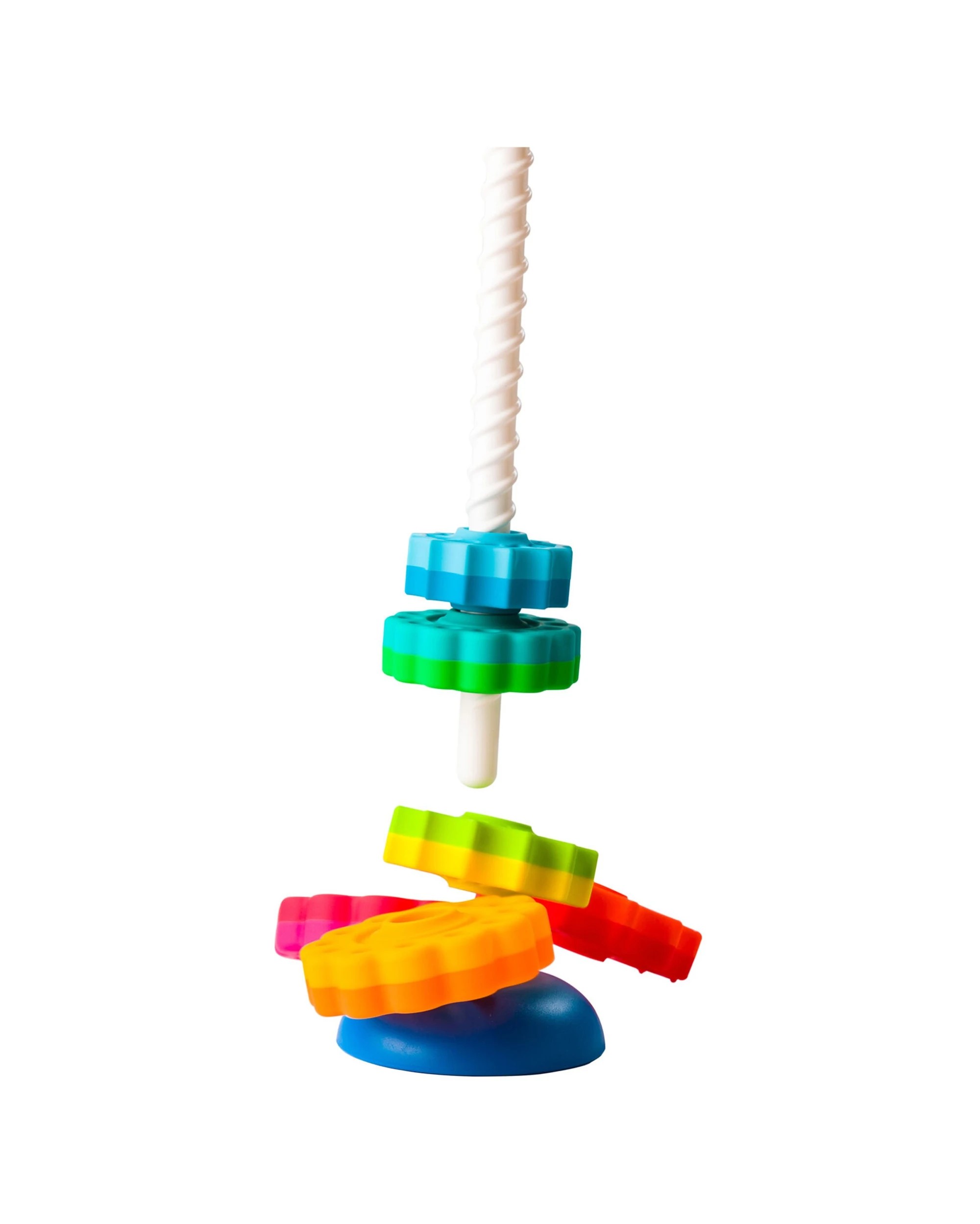 4 Fat Brain Toy Co SpinAgain Stacking And Twirling Hand Eye Coordination Toy - Multi, 4 of 7