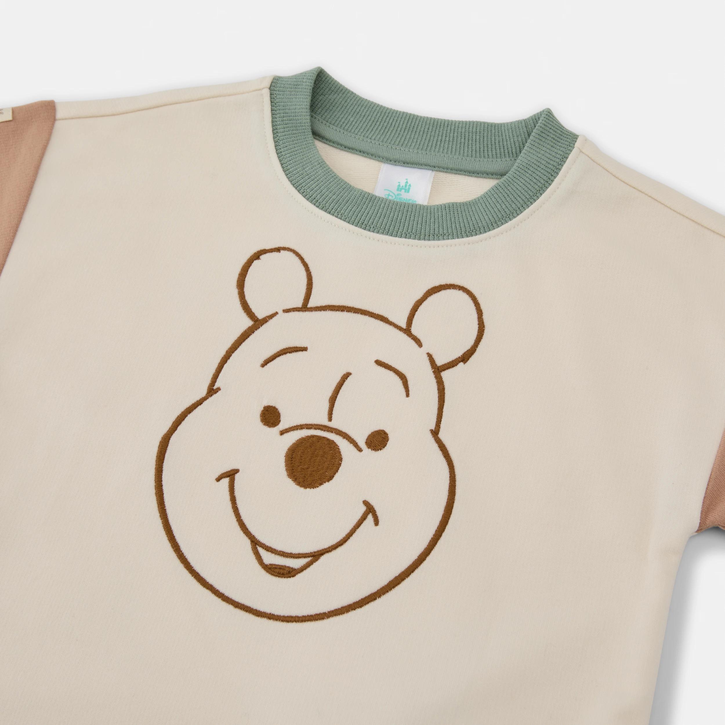 5 Winnie the Pooh License Short Sleeve T-shirt and Shorts Set BEIGE WINNIE, 5 of 6