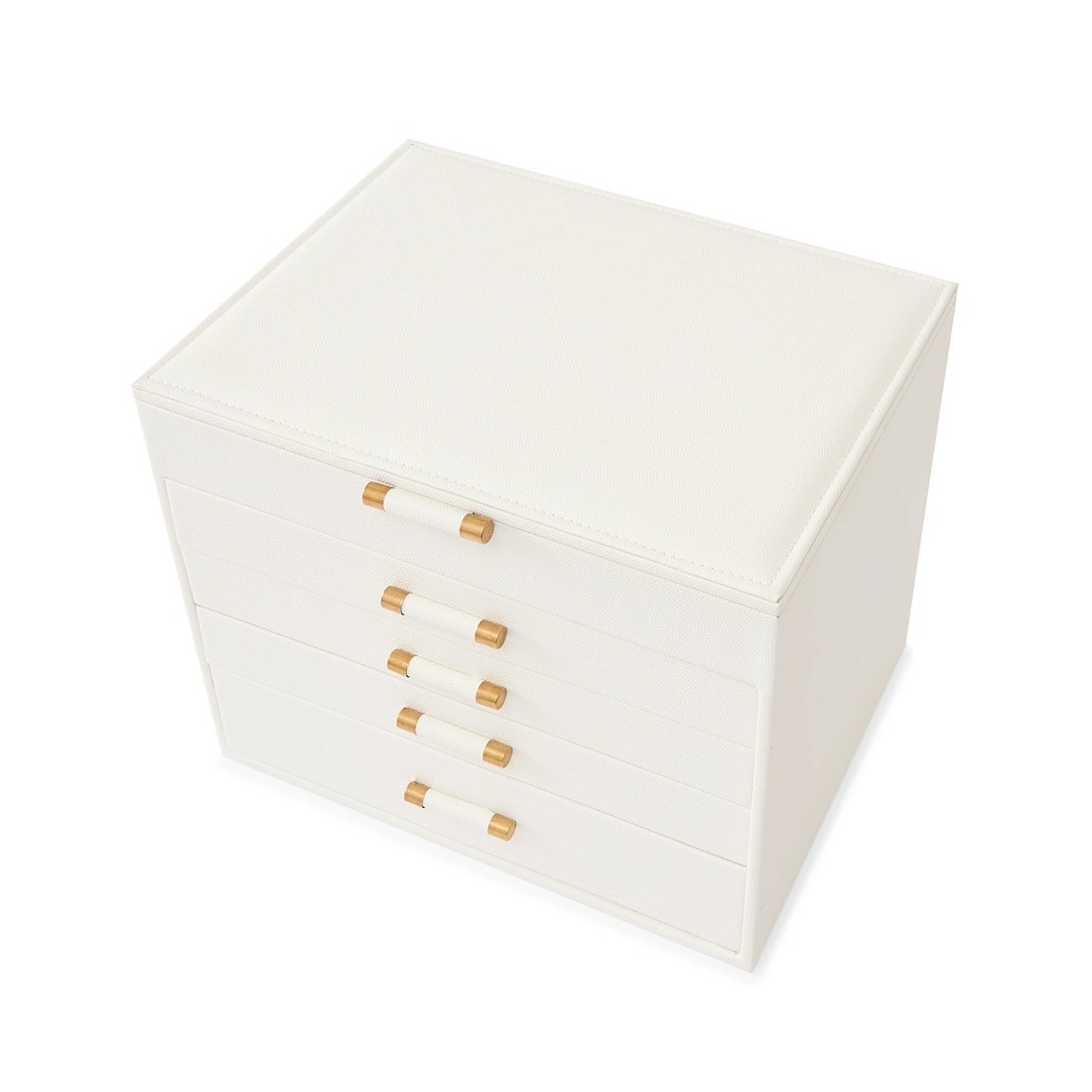4 5 Tier Jewellery Box - Milky White, 4 of 9