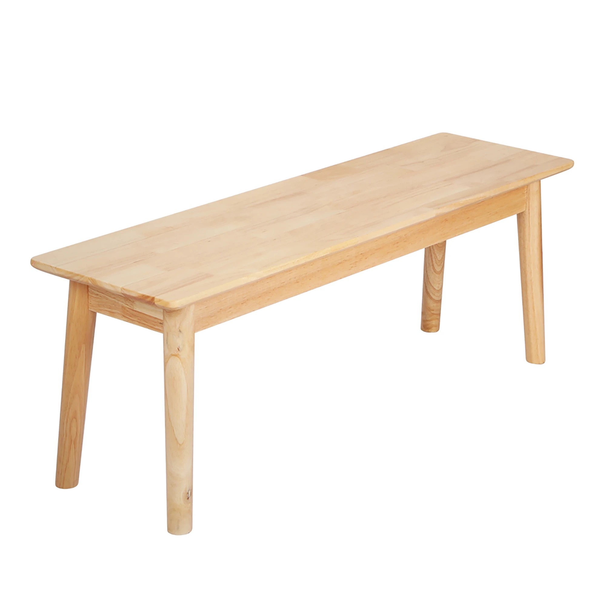 2 Levede Wooden Dining Bench Chair - Natural, 2 of 6