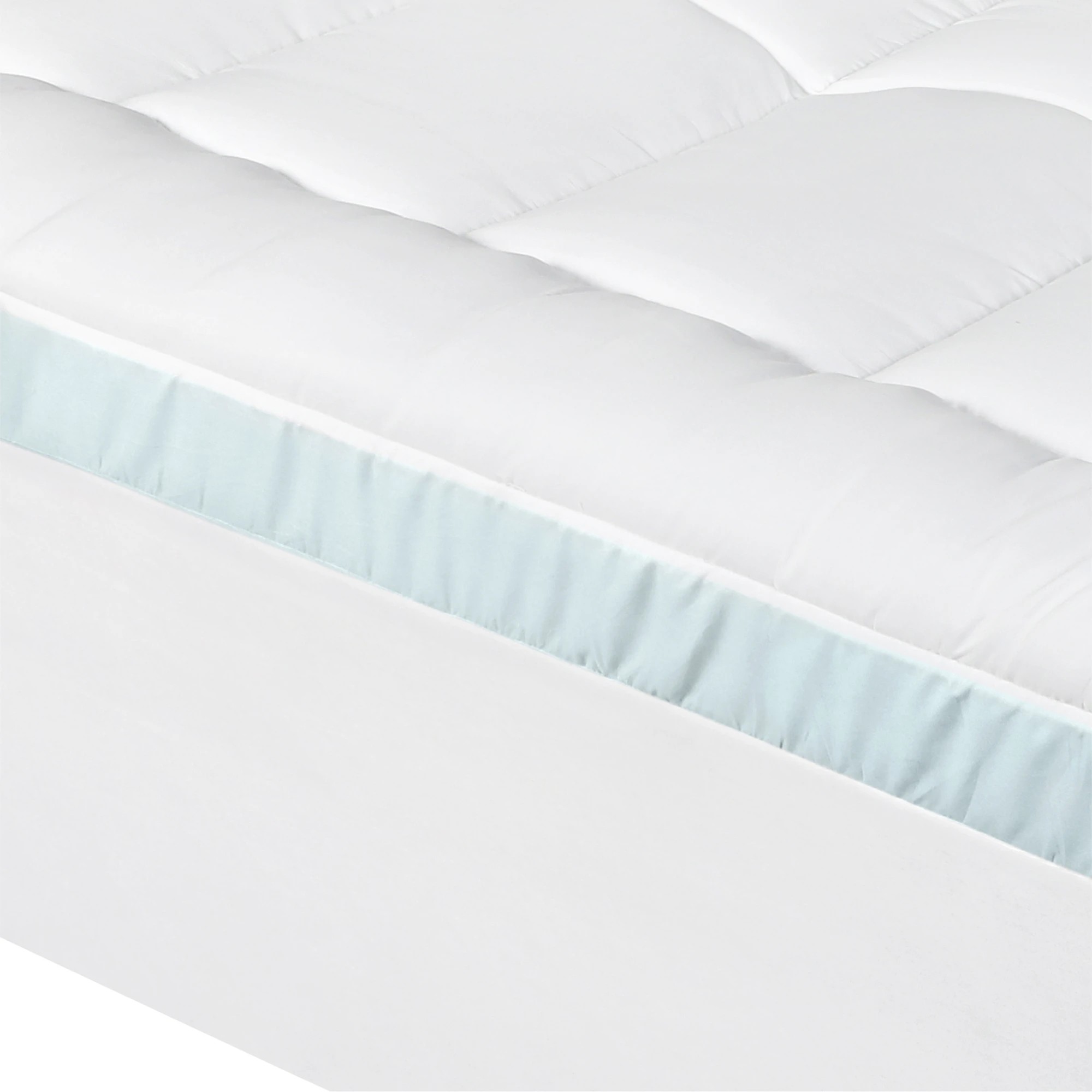 4 Dreamz Gel Memory Foam Mattress Topper Double 8cm Pressure Relief Deep Pocket, 4 of 9